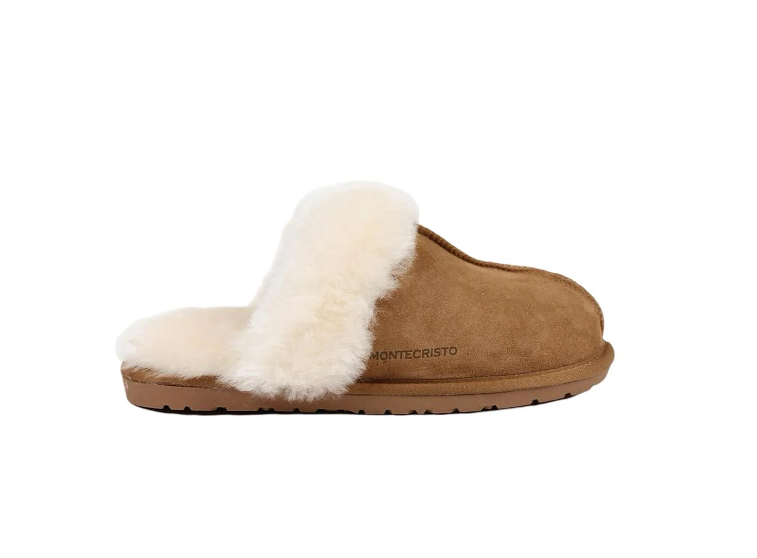 Camel Nouveau Ladies Fur Slippers