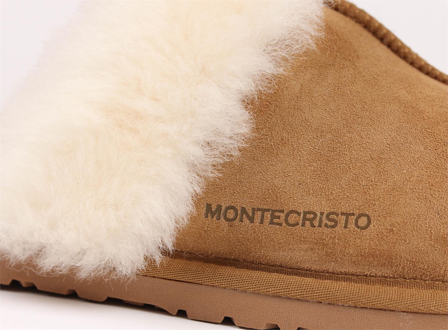 Camel Nouveau Ladies Fur Slippers - Image 2