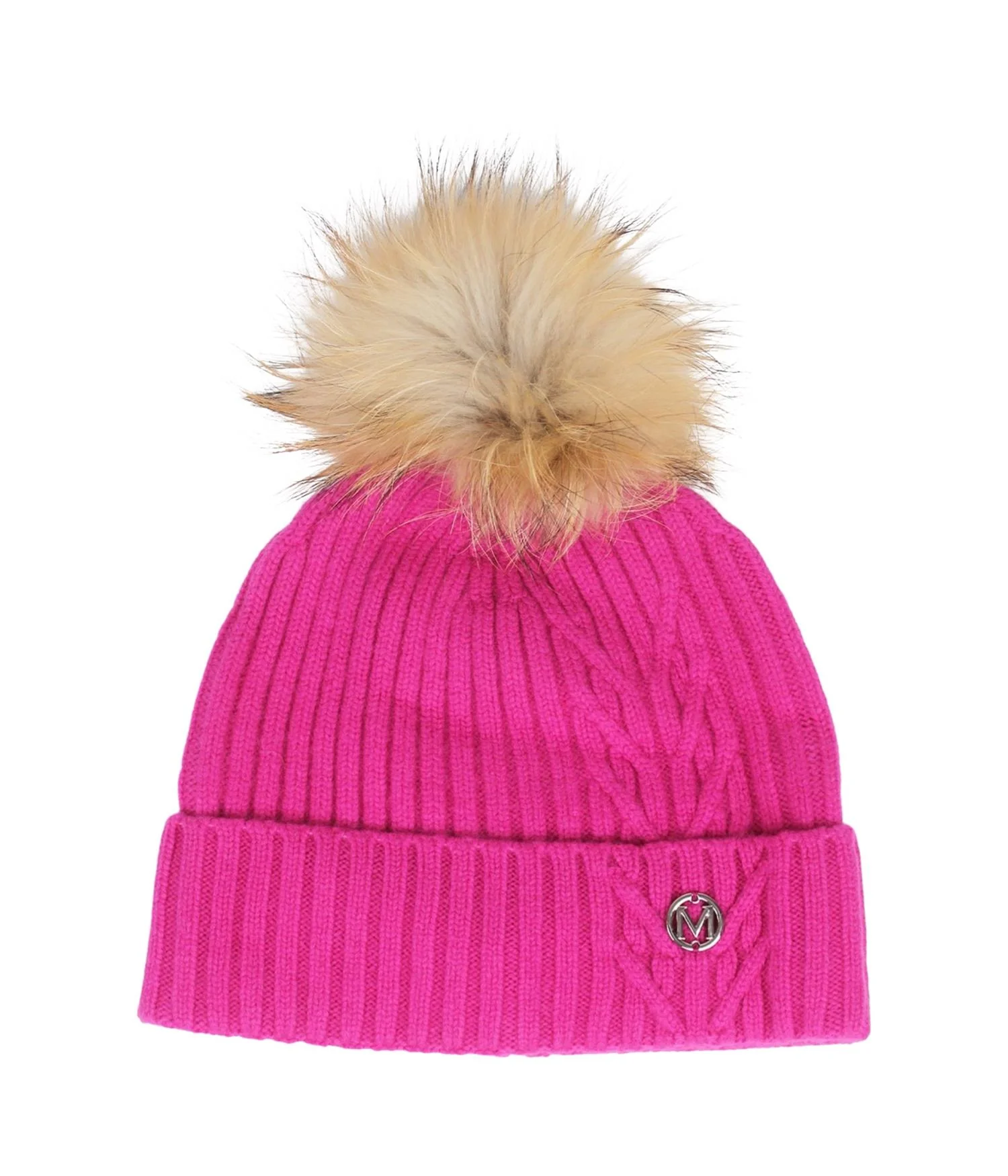 Cerise Adele Hat Pompom