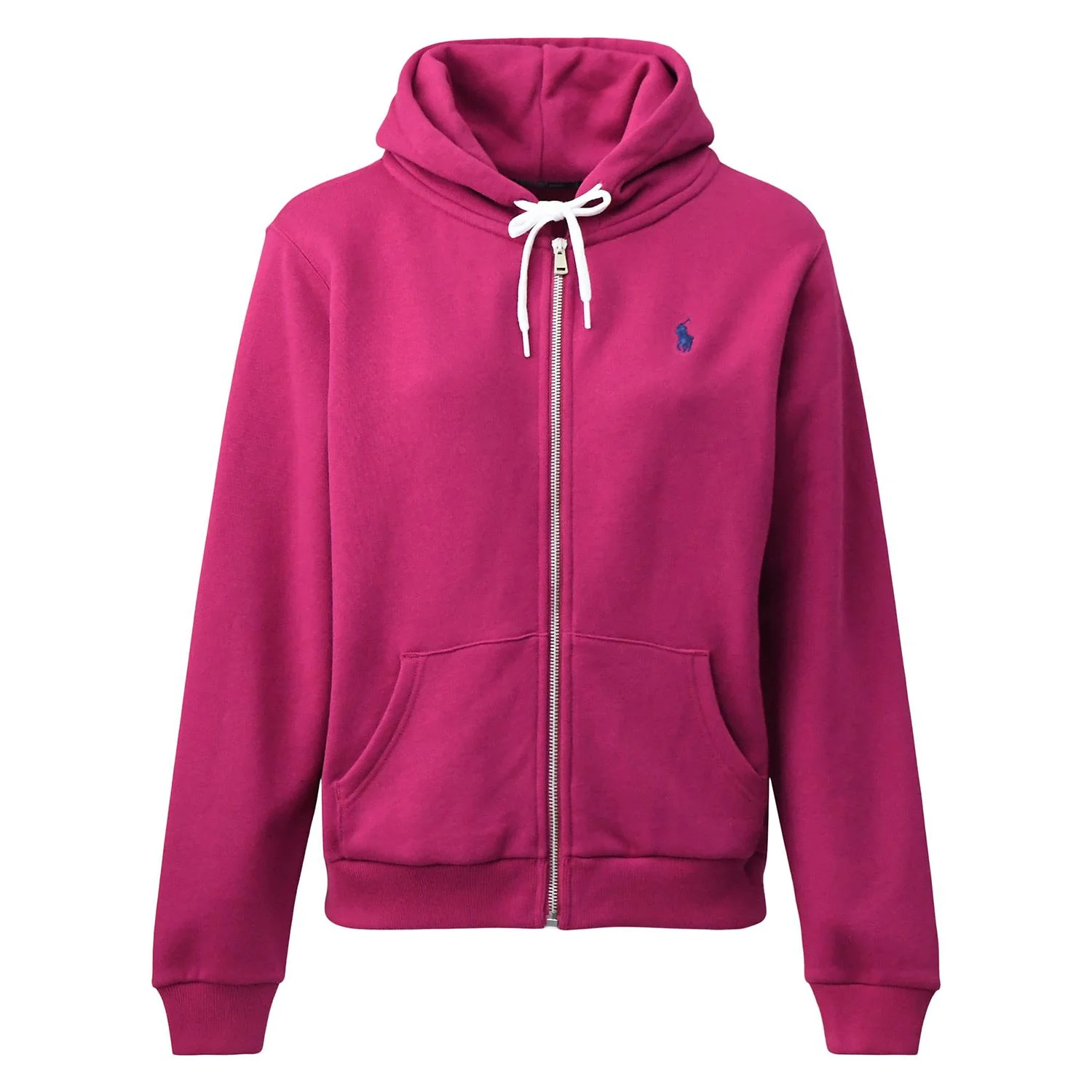 Cerise Fleece Full Zip Hoodie