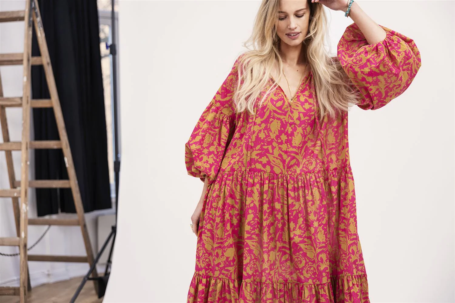 Cerise Toulouse California Dress - Image 3