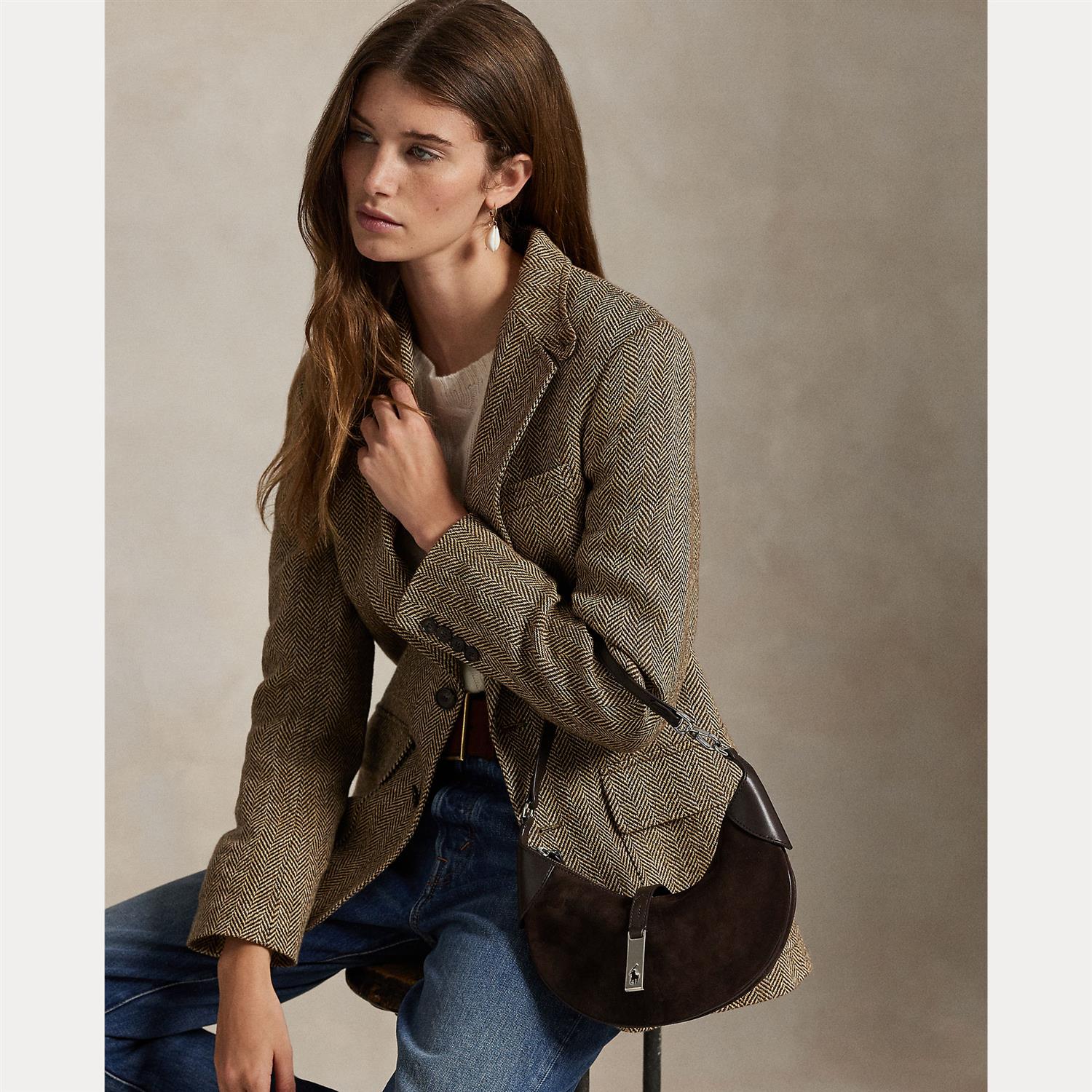 Chocolate Small Shoulder Bag - Image 3