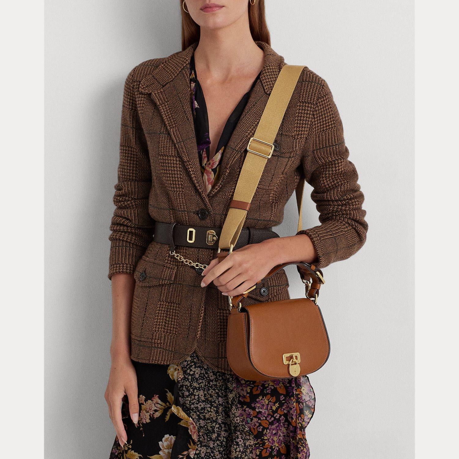 Cognac Medium Tanner Crossbody Bag - Image 2