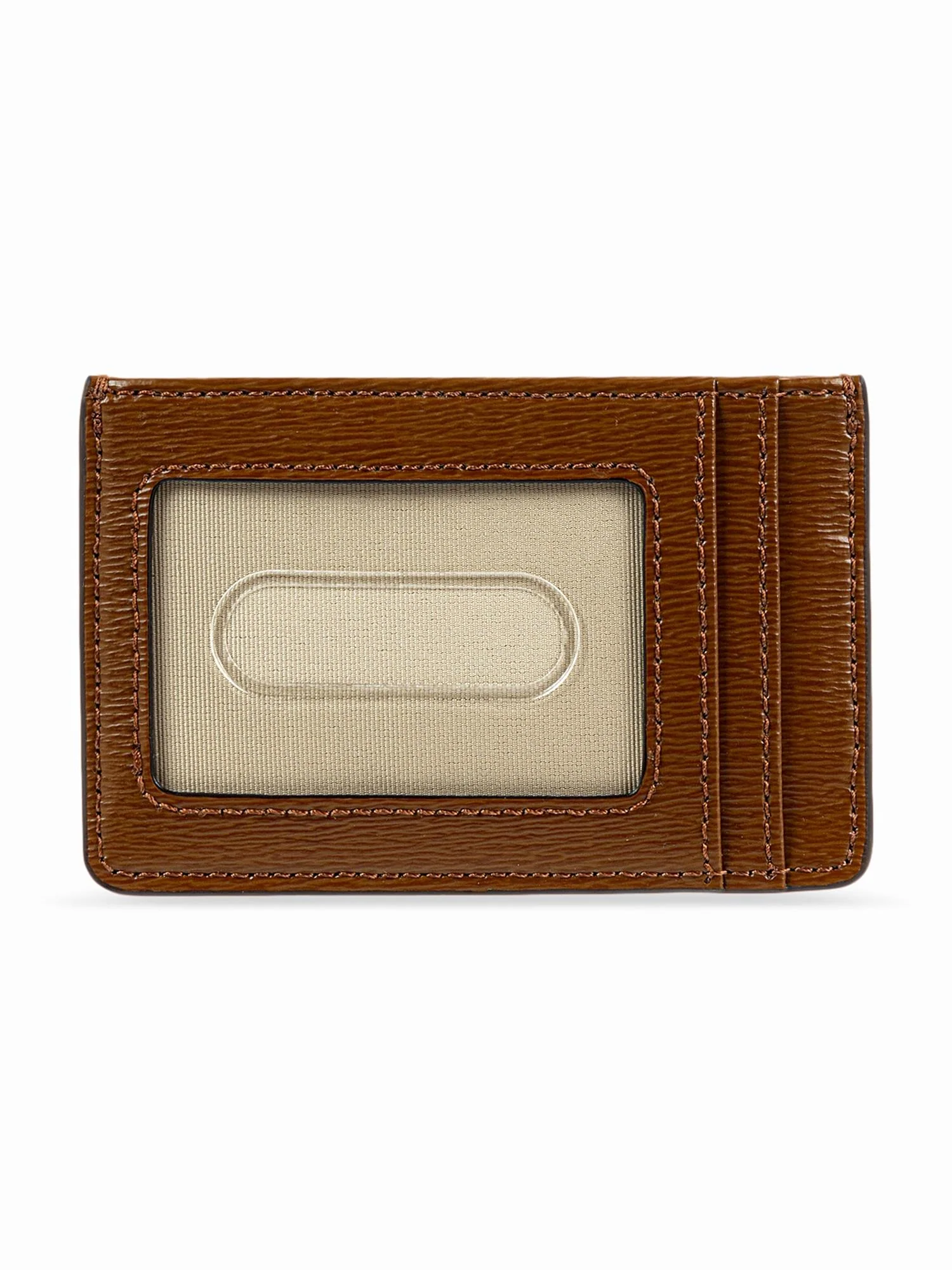 Cognac Slim card Saffiano - Image 2