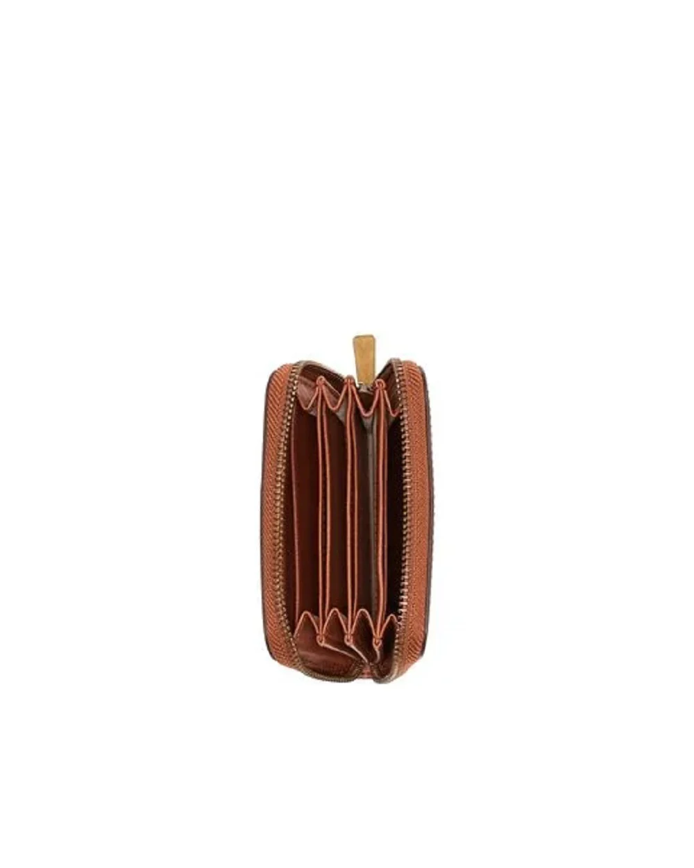 Cognac Zip Around Wallet - Image 3