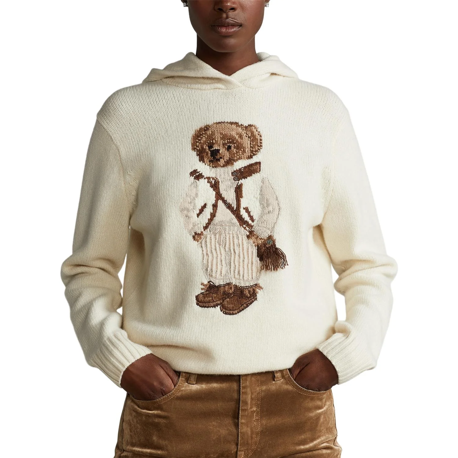 Cream Bear pullover - Image 2