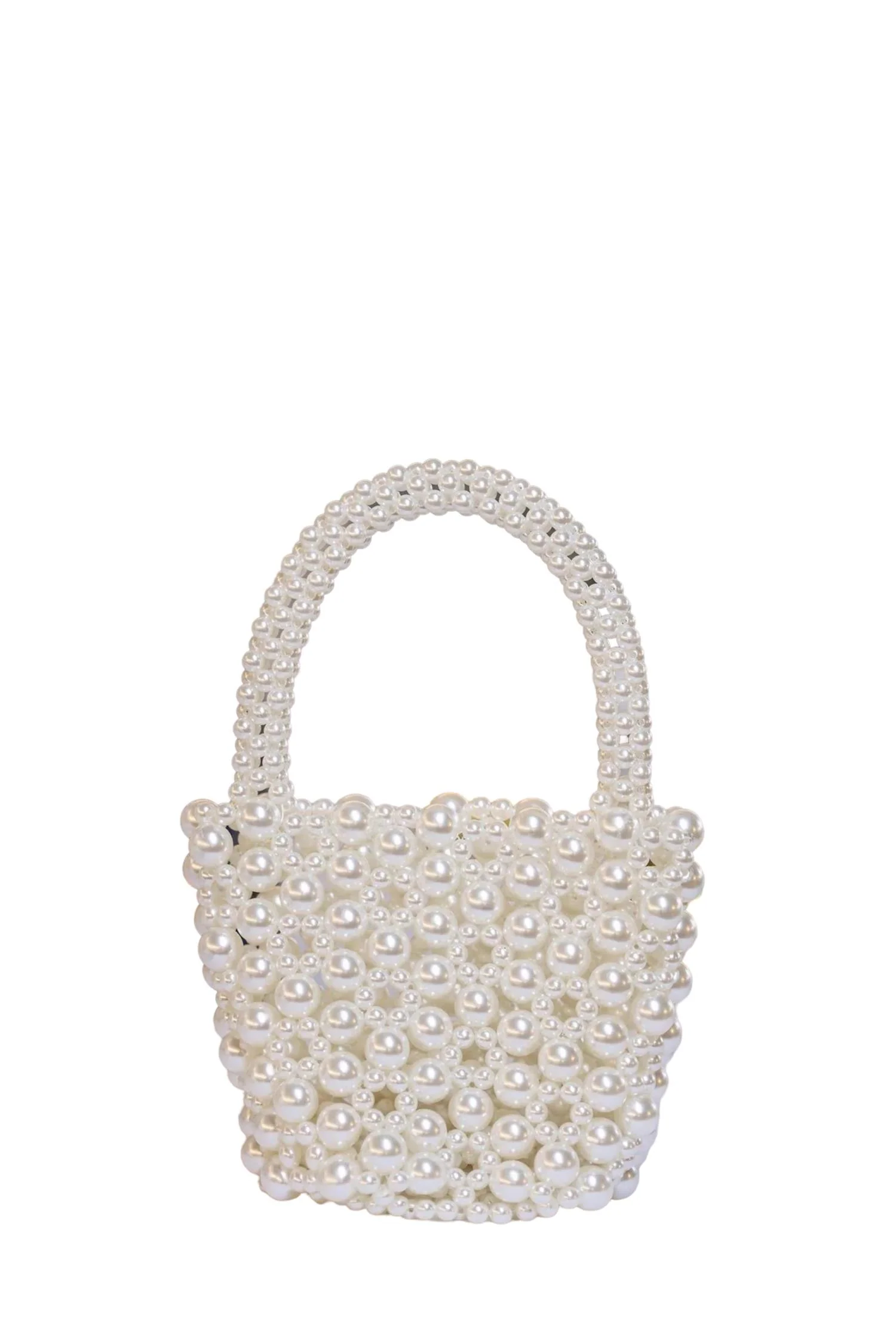 Creme Natural pearl bag