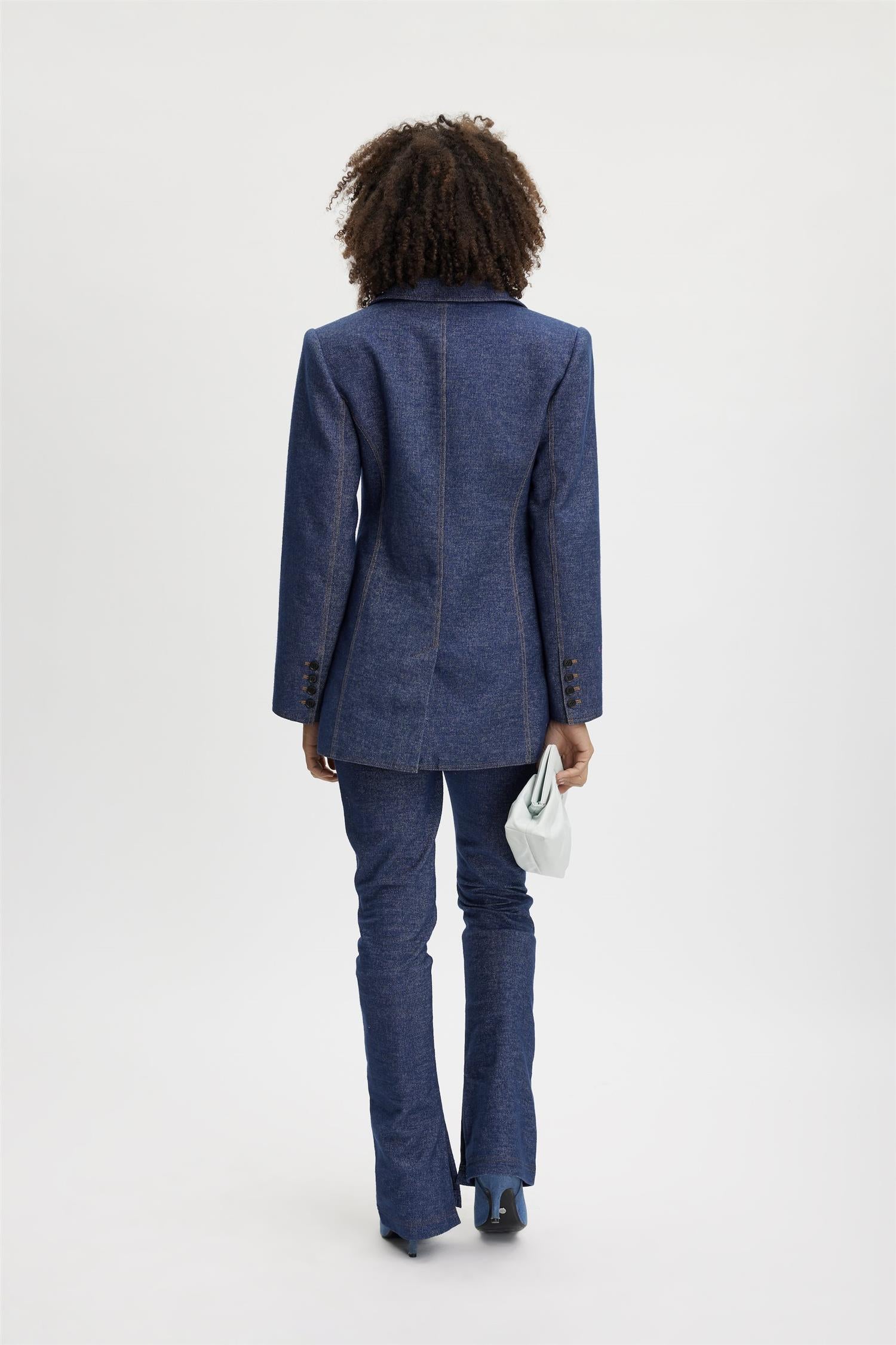 Dark blue denim VloraGZ blazer - Image 4
