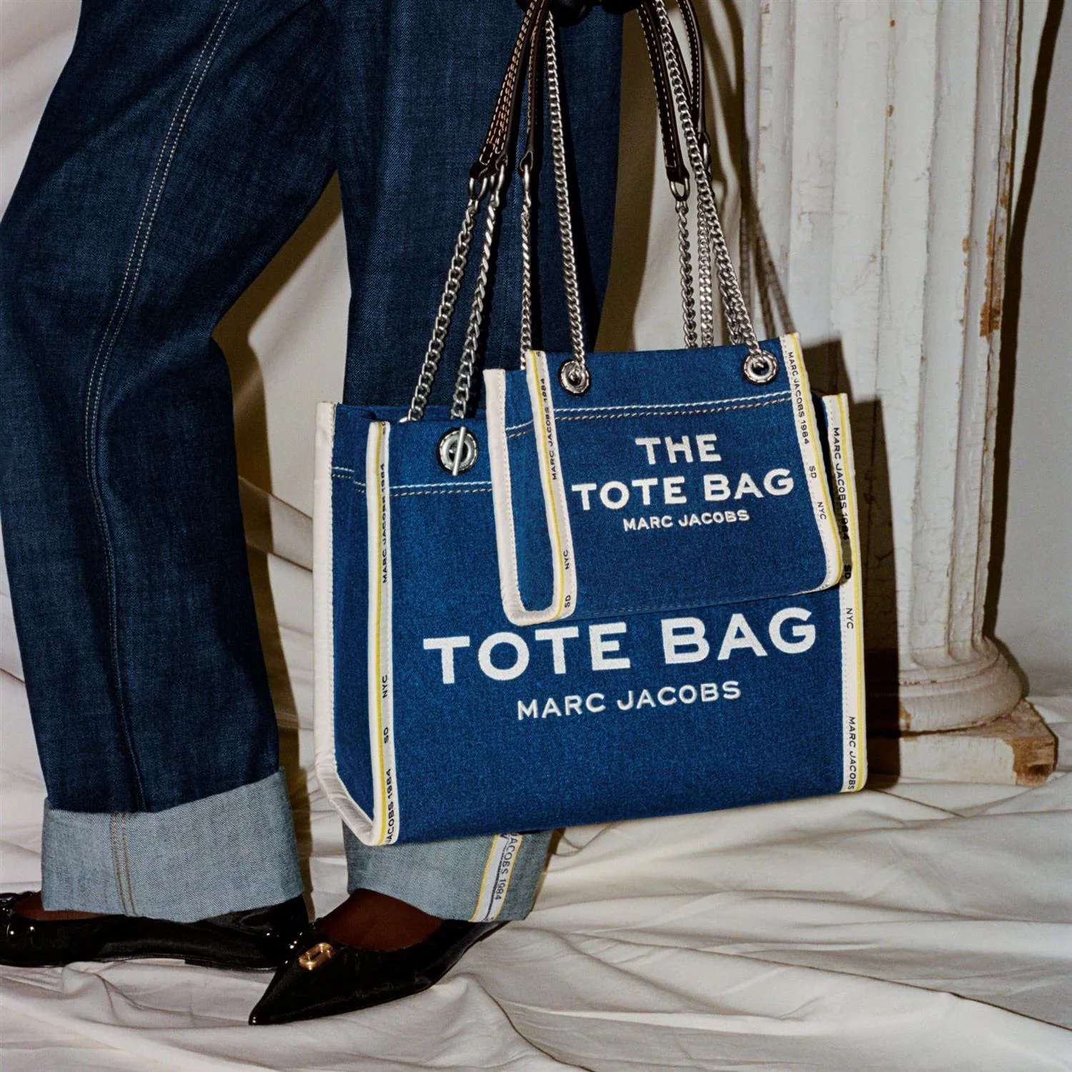 Dark Wash The Corssbody Small Tote - Image 2