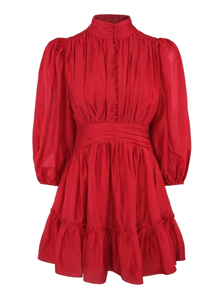 Deep red Vanity Dress Long