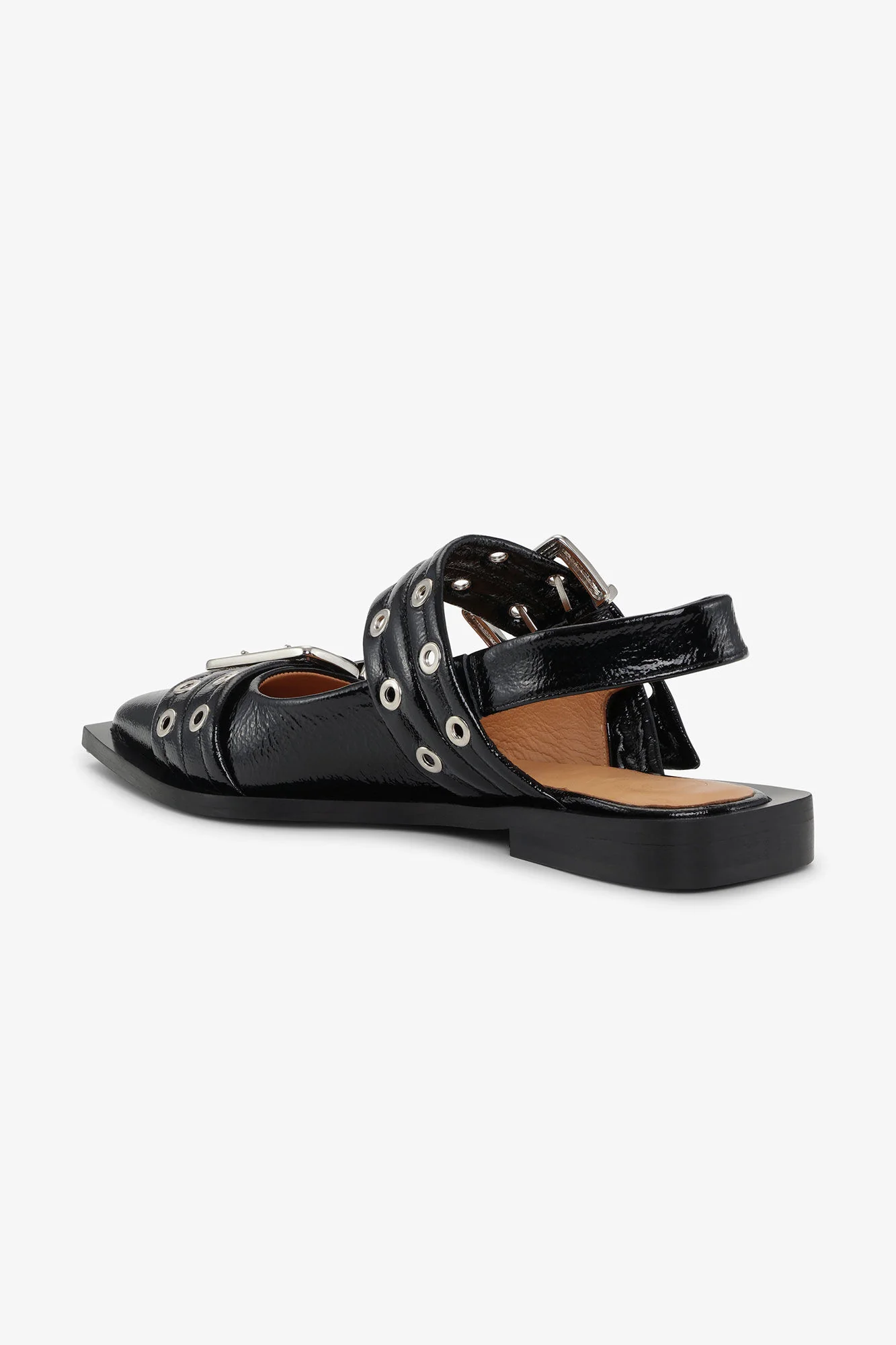 Feminine Buckle Ballerina Naplack - Image 4