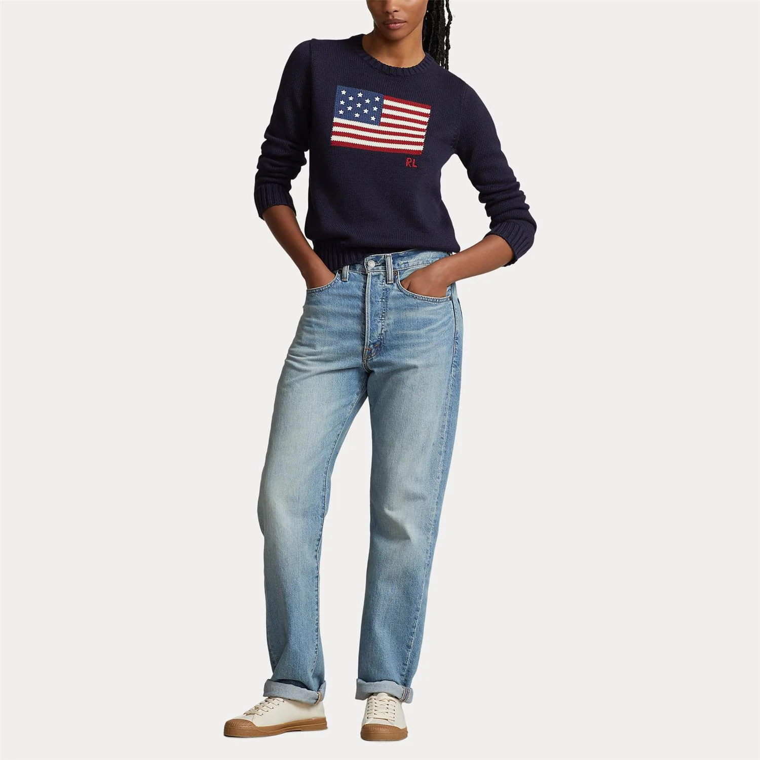 Flag Long Sleeve-Pullover - Image 4