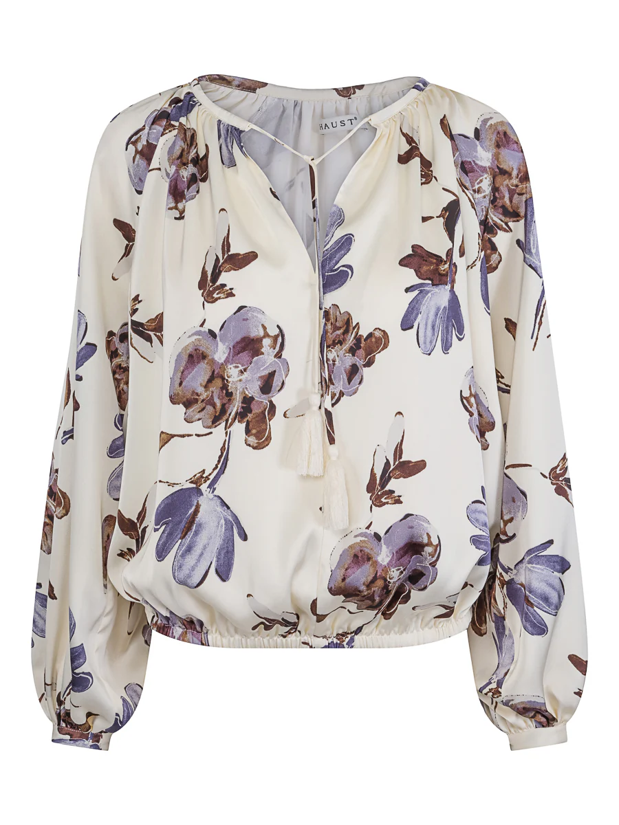 Flower Velvet Detailed Blouse