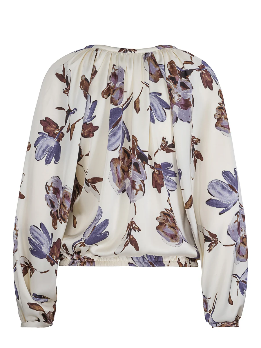 Flower Velvet Detailed Blouse - Image 3