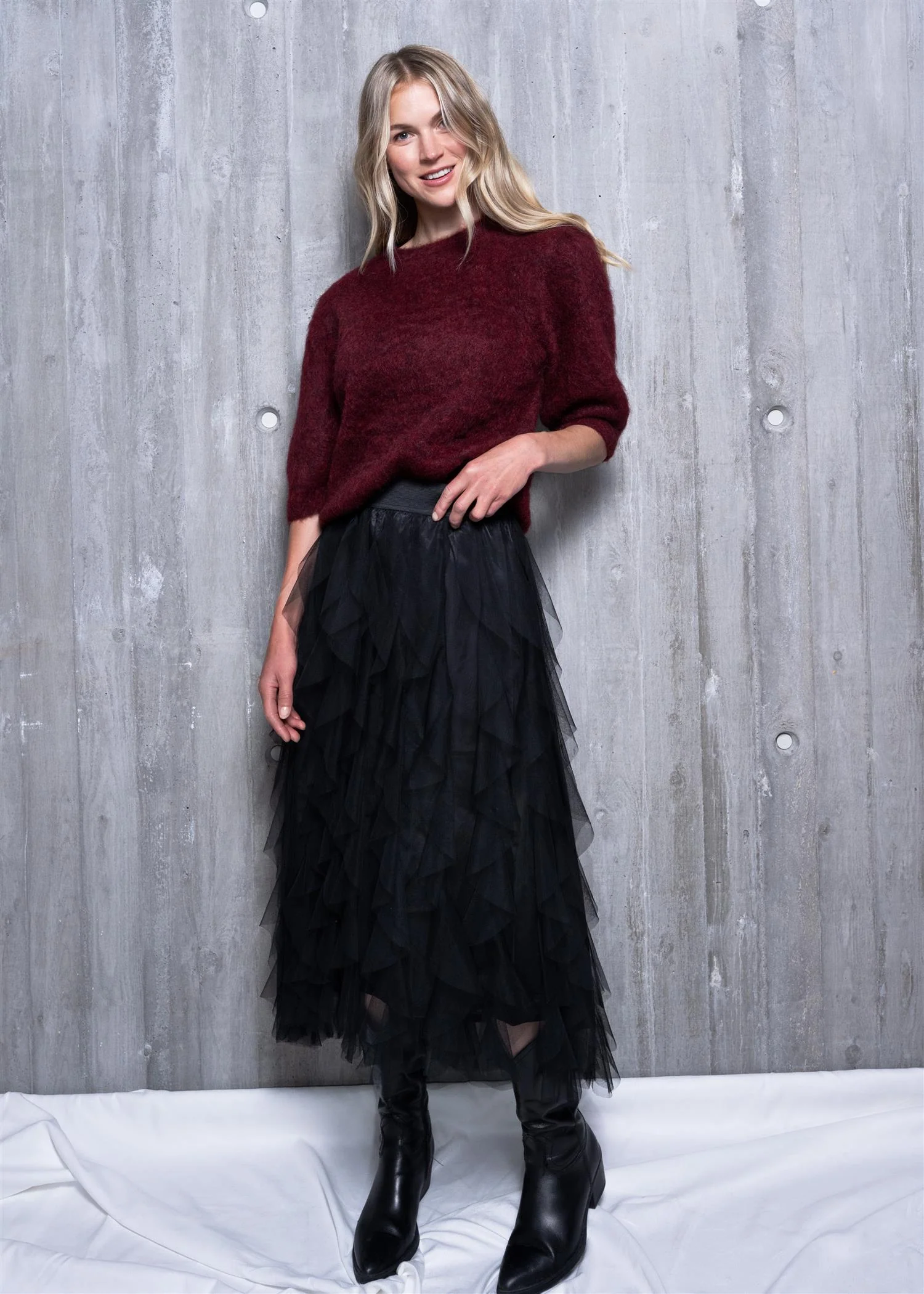 Garnet Red Gemma sweater - Image 2