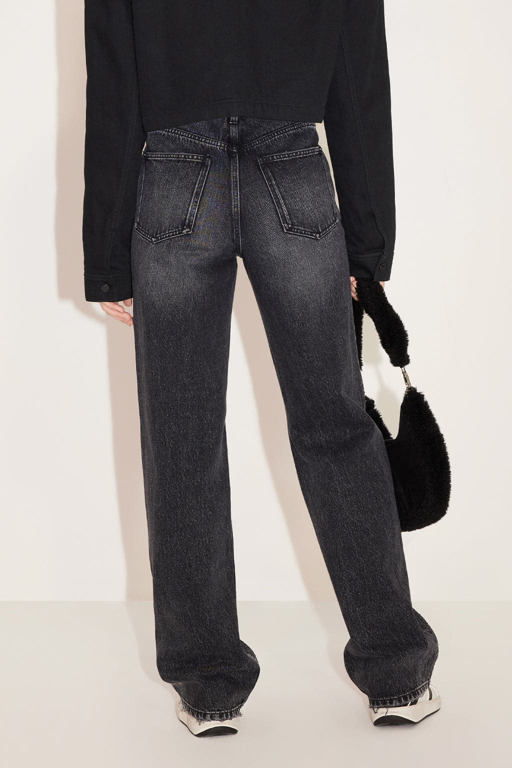 Grå Denim Jeans - Image 5