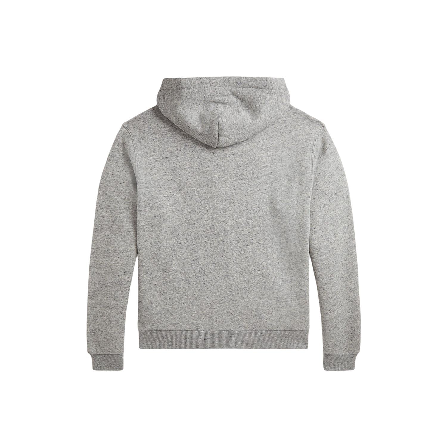 Grå Fleece full zip hoodie - Image 3
