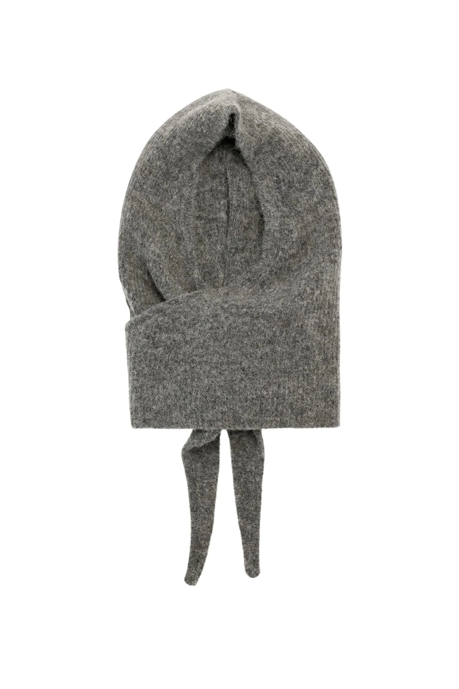 Grå Soft Wool Balaclava
