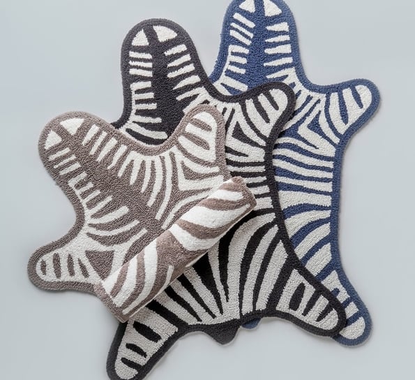 Grå Zebra Bathmat reversible - Image 2
