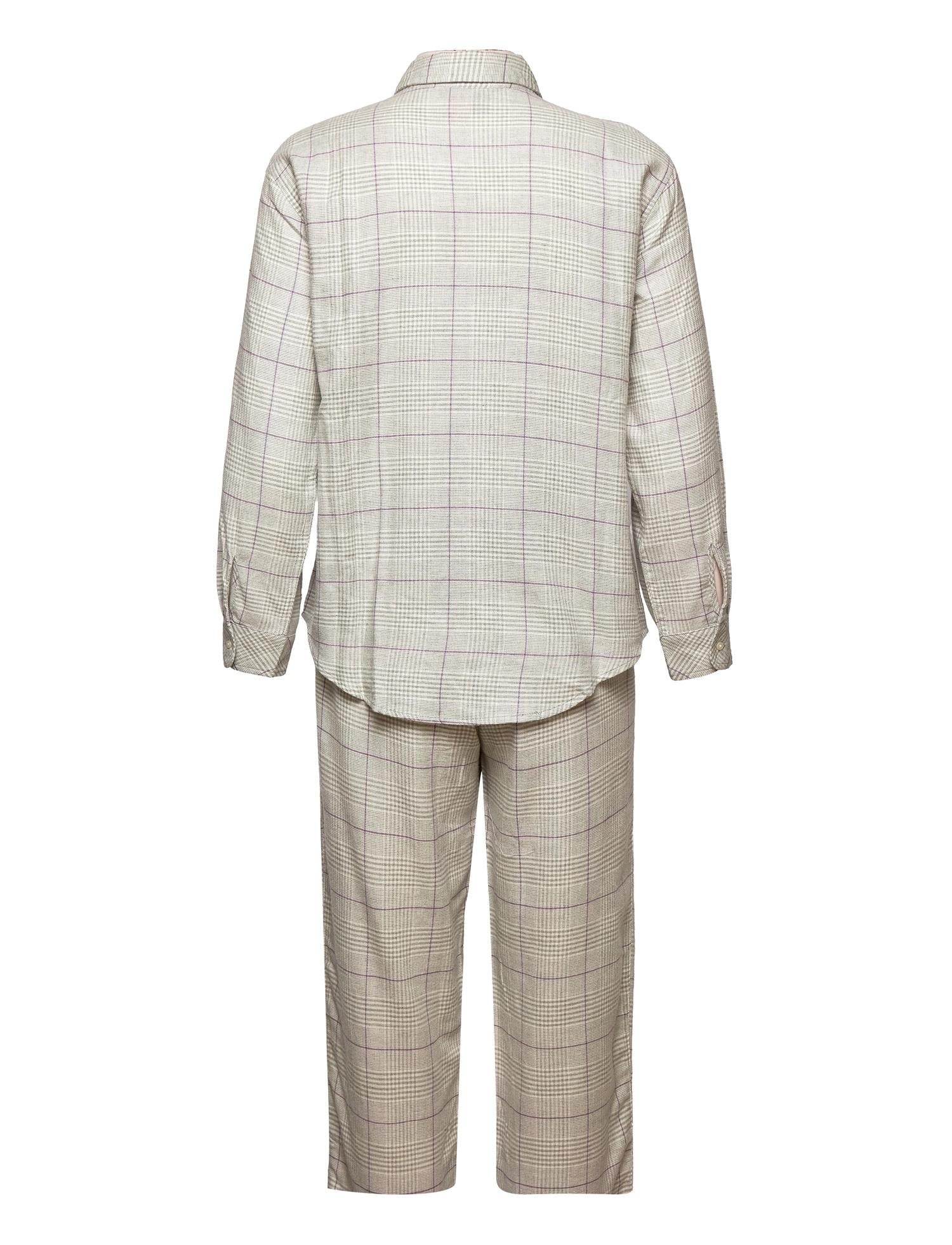 Grey Plaid PJ set - Image 5