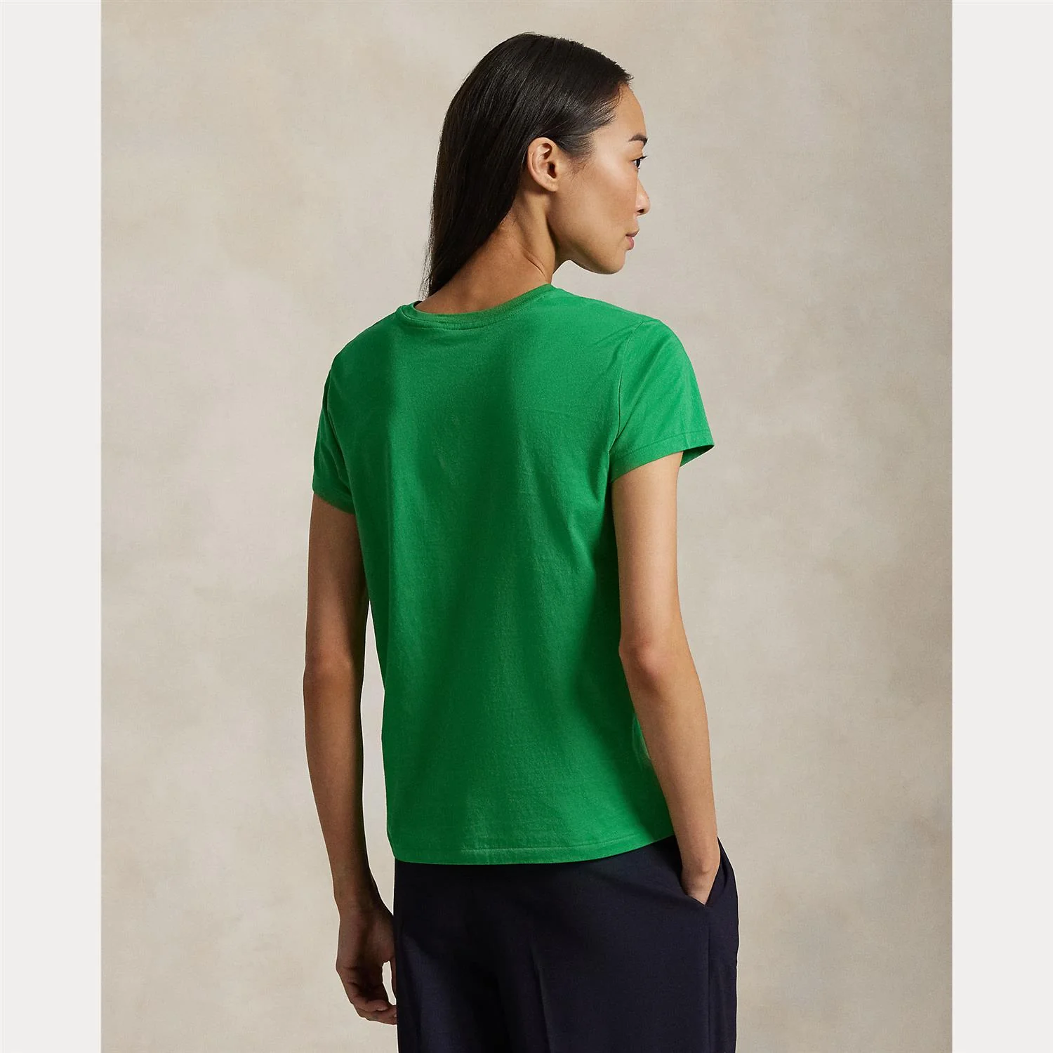 Grønn Cotton Jersey Crewneck tee - Image 4