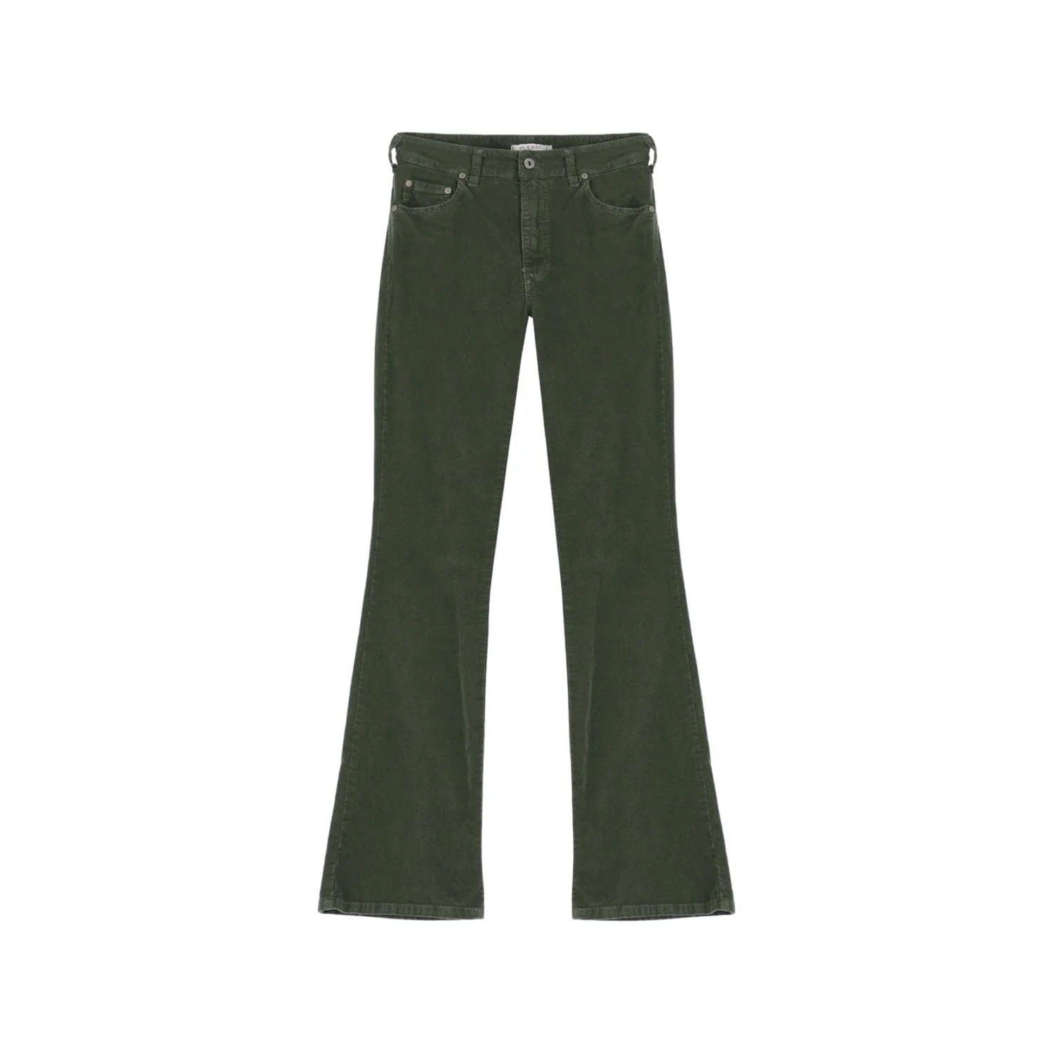 Grønn Longcut Soft Corduroy
