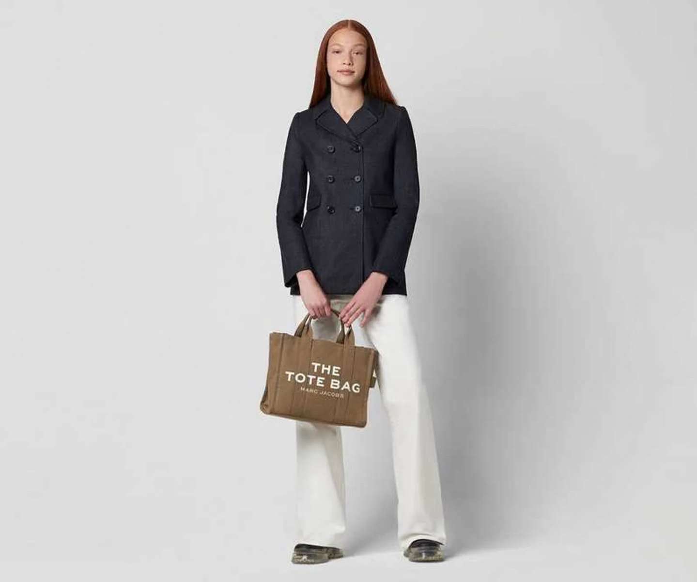 Grønn The medium Tote - Image 6