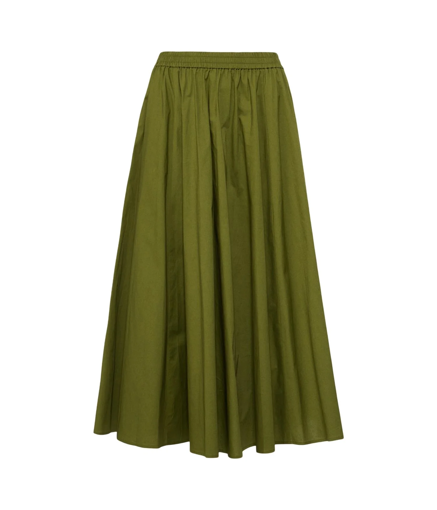 Grønt Poplin Pull on skirtSkirt