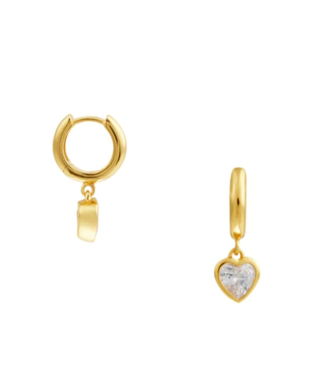 Gull Crystal Heart Drop