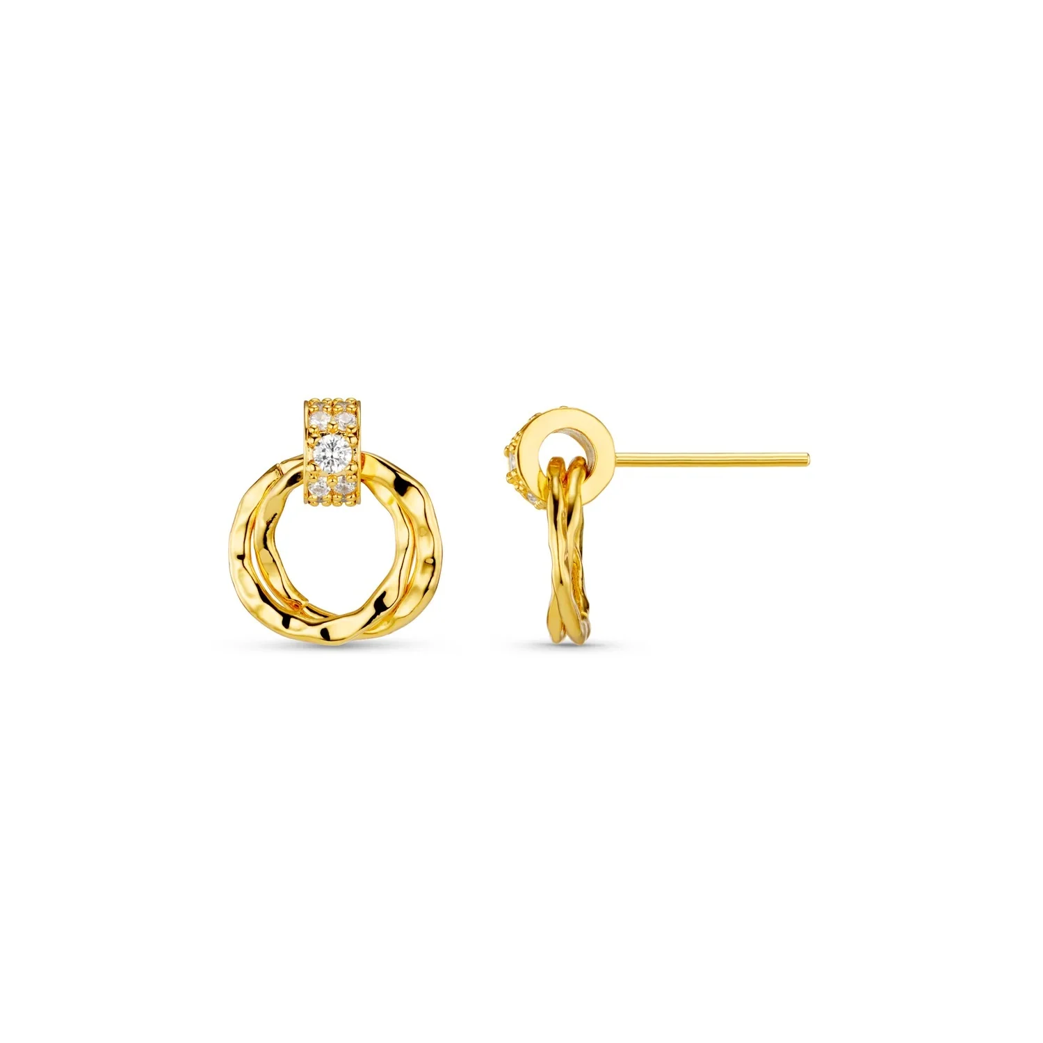 Gull Mini Pave Earring