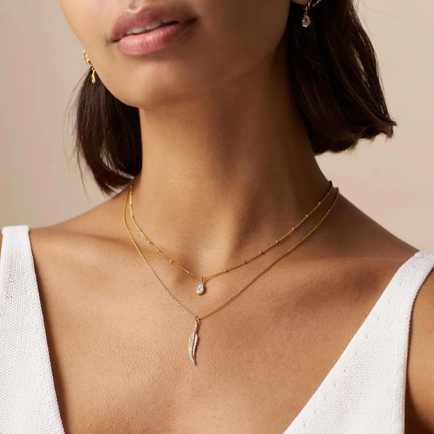 Gull Pave Necklace - Image 2