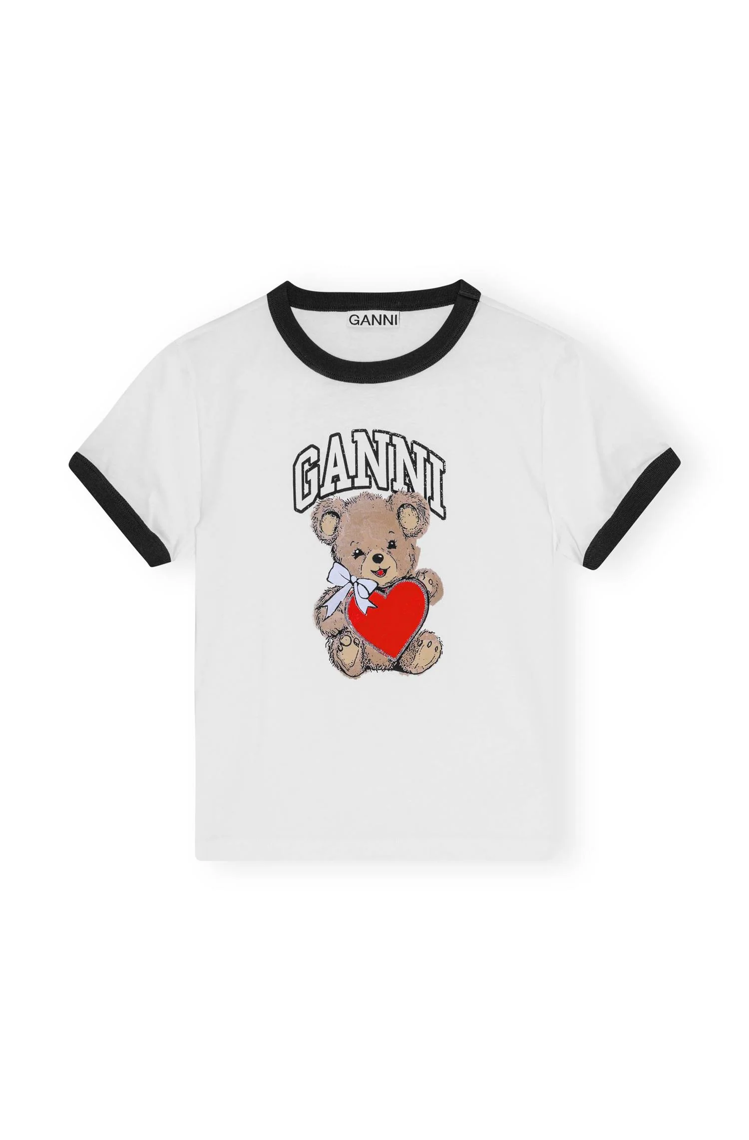 Hvit Basic Jersey Bear Small t-shirt