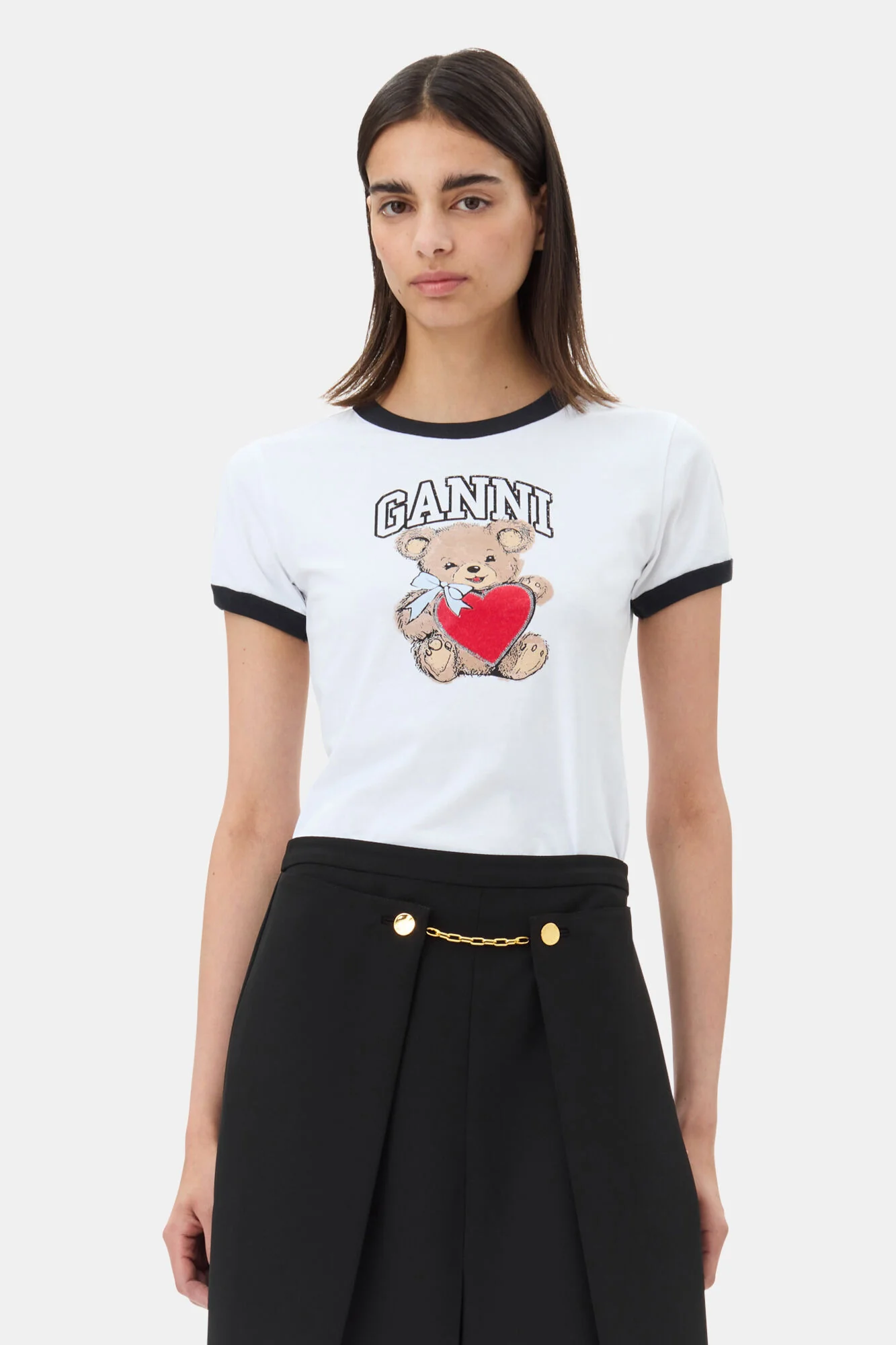 Hvit Basic Jersey Bear Small t-shirt - Image 5