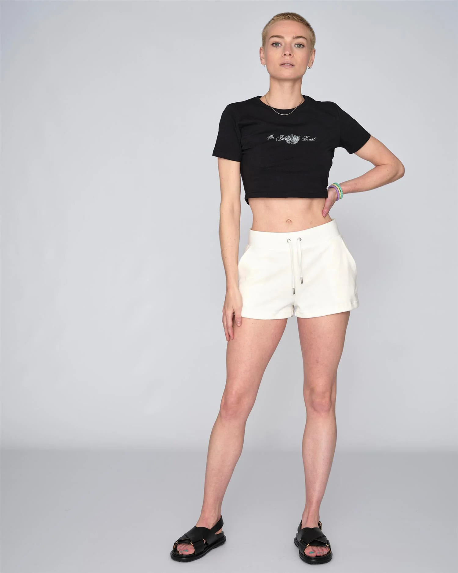 Hvit Cotton Rich Eve short - Image 4