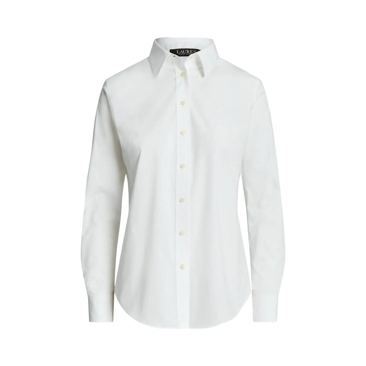 Hvit  Easy Care Stretch Cotton Shirt