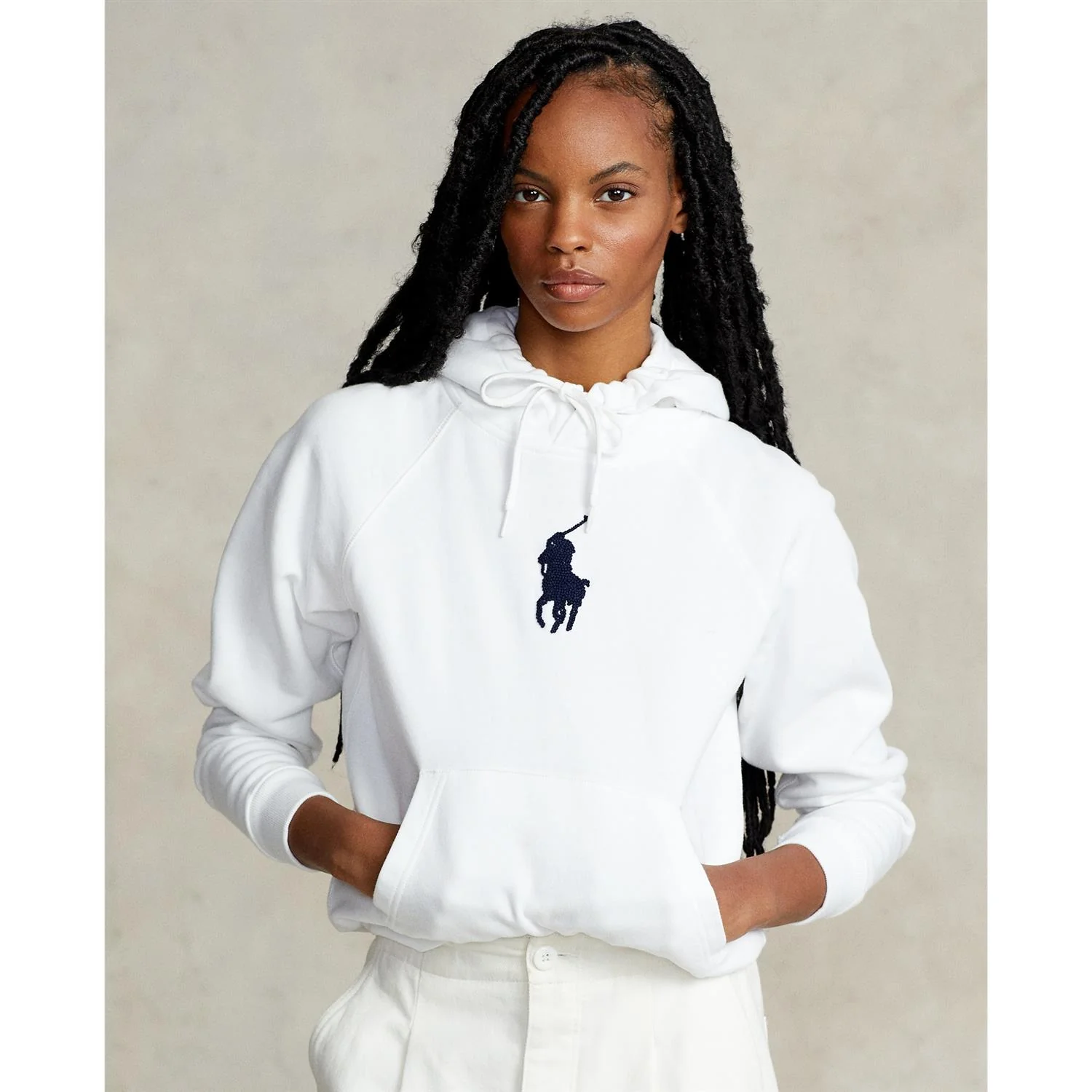 Hvit Hoodie - Image 7