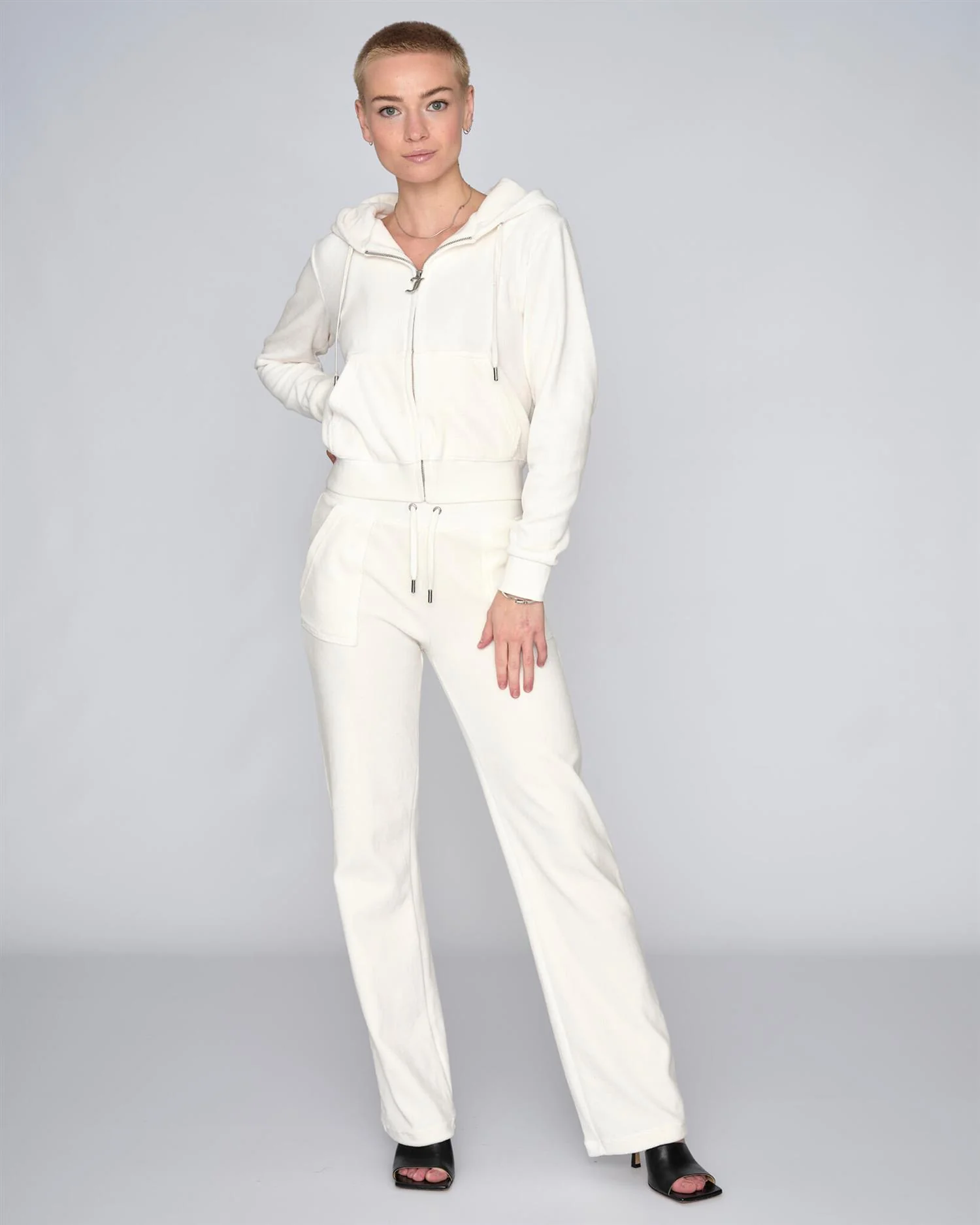 Hvit Juicy cotton Rich Robertson Hoody - Image 4