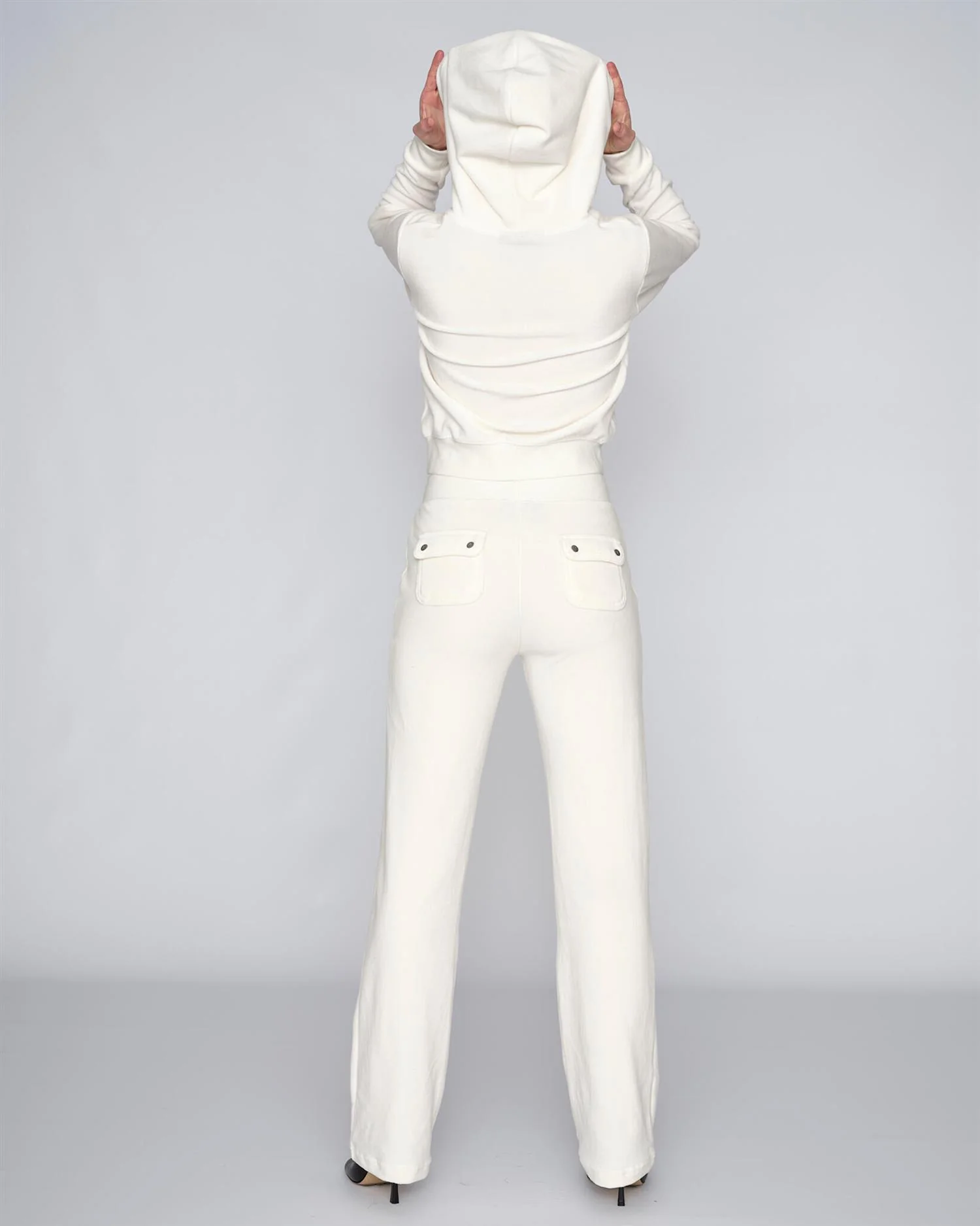 Hvit Juicy cotton Rich Robertson Hoody - Image 7