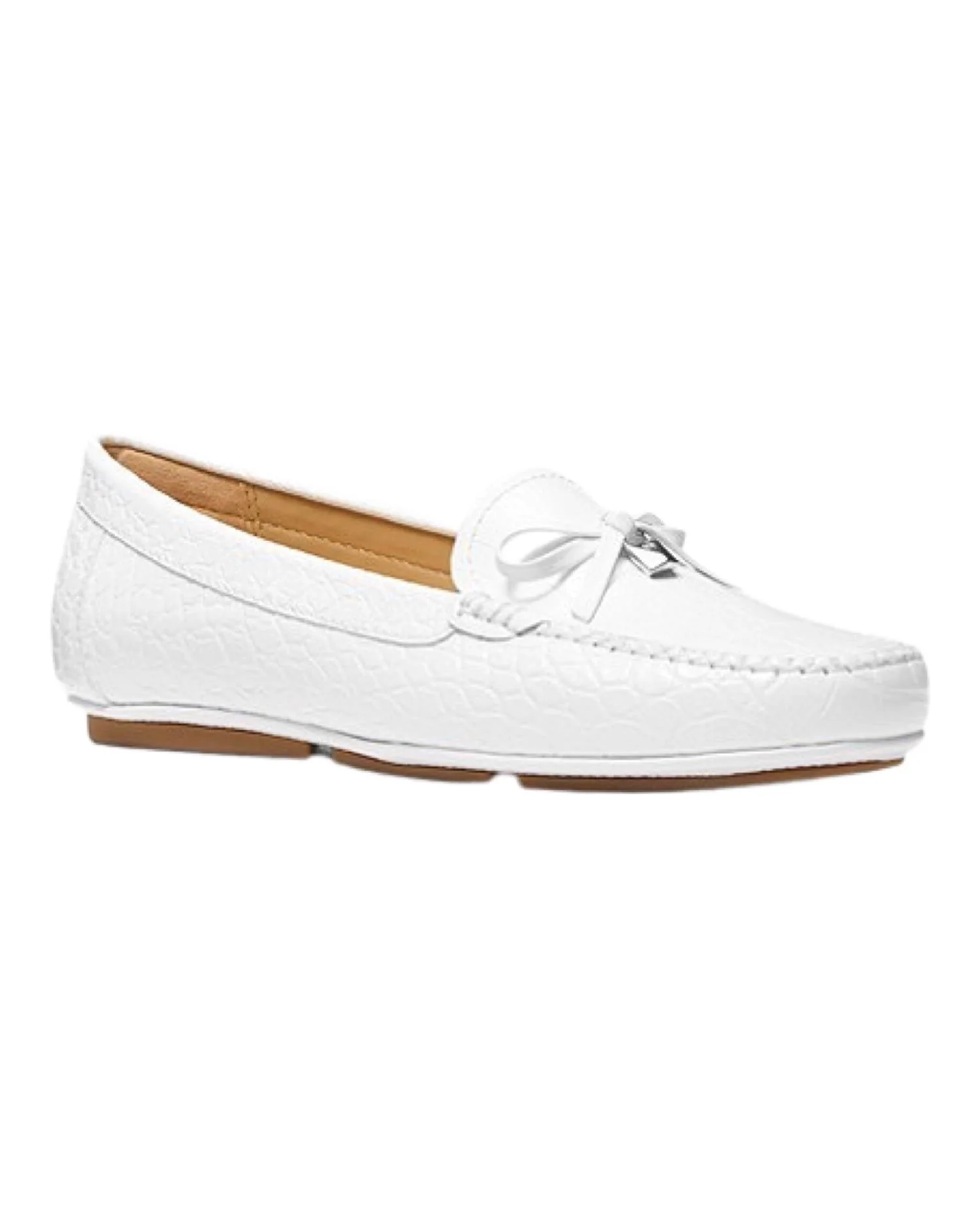 Hvit juliette Leather Loafer
