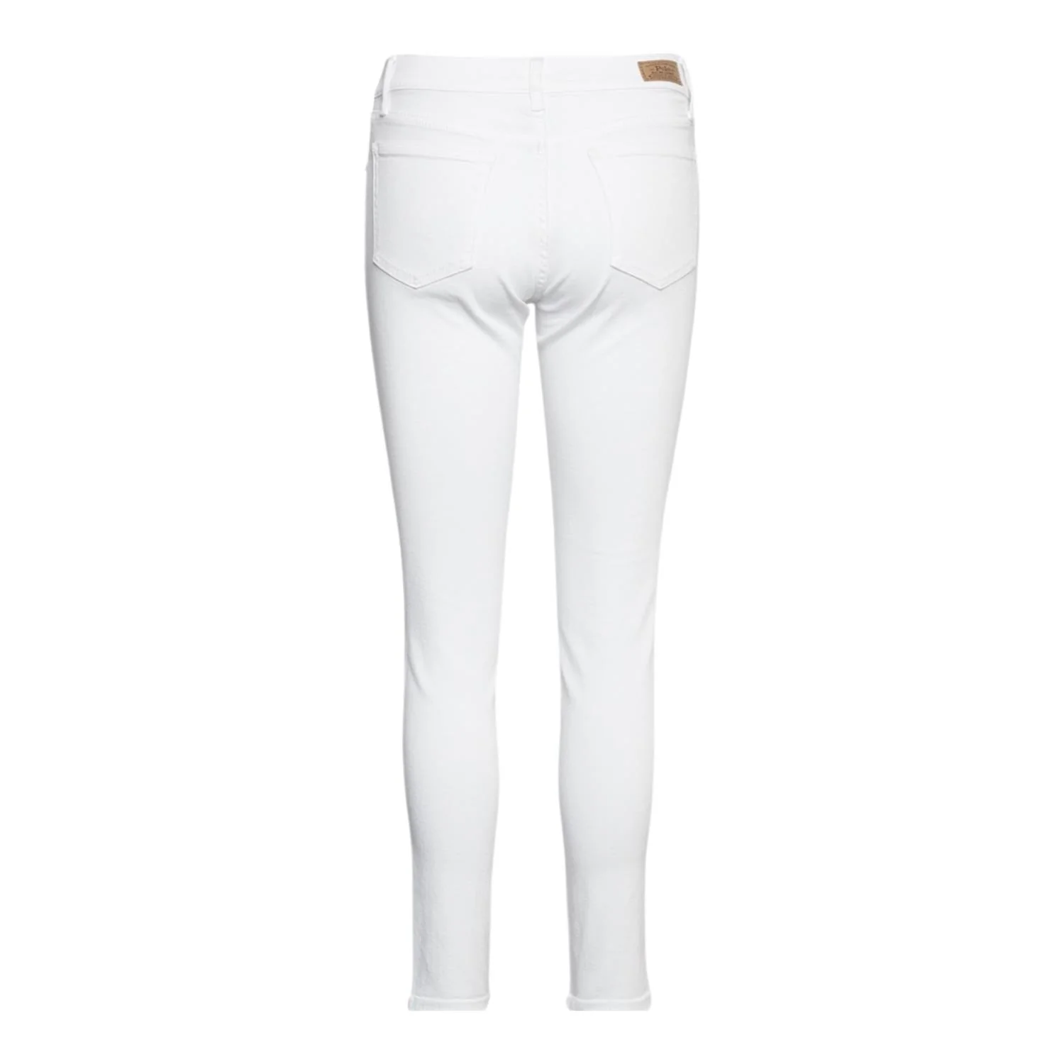 Hvit Mid Rise Skn-Skinny Ankle Skinny - Image 2
