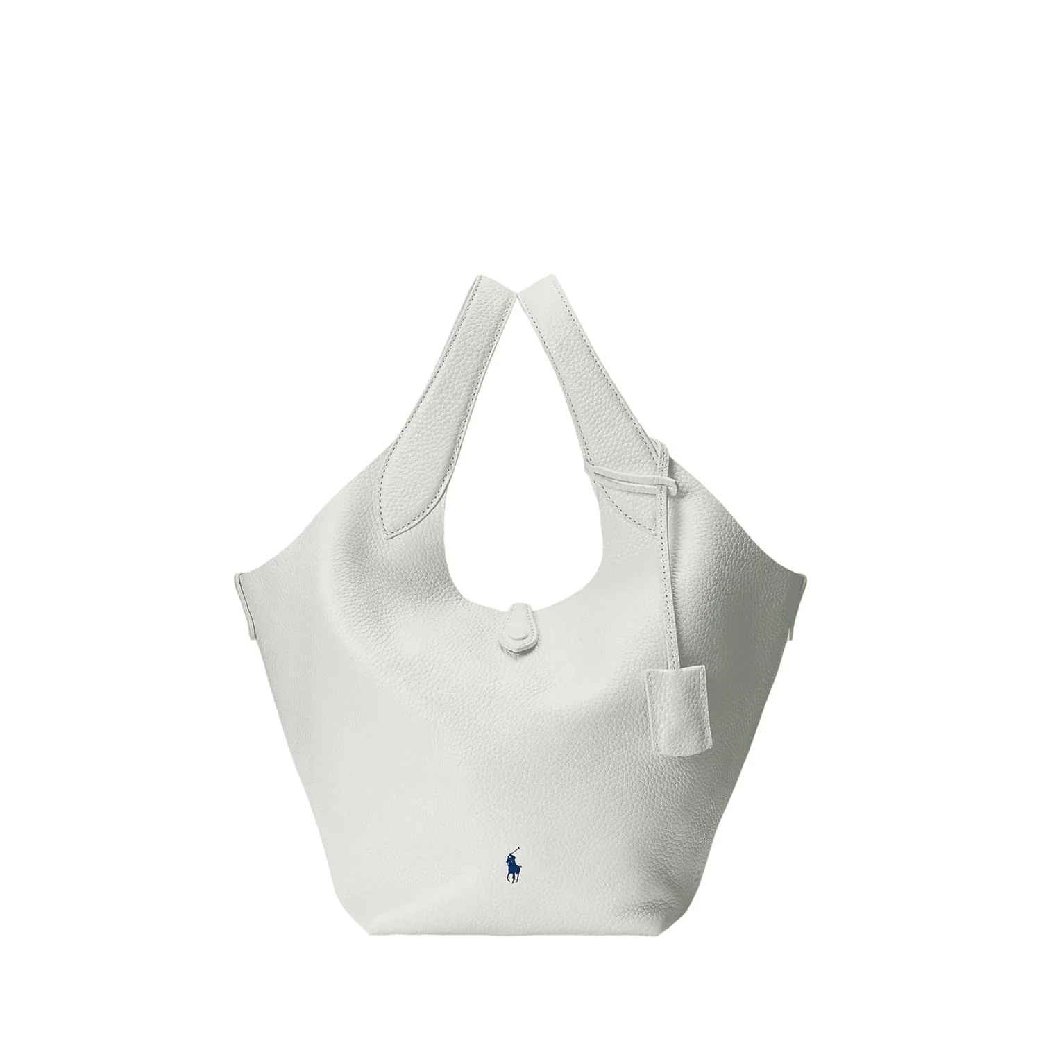 Hvit Polo Play Leather Tote