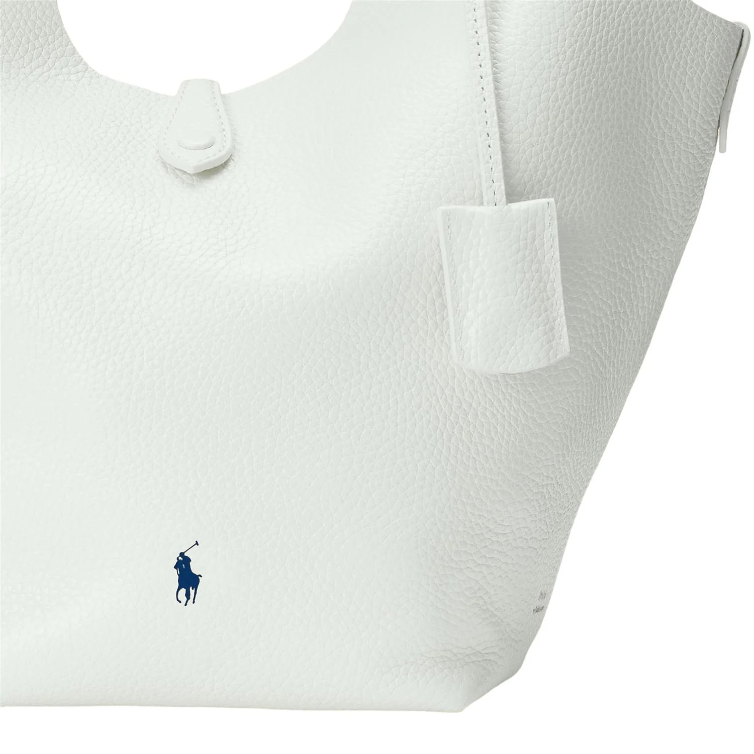 Hvit Polo Play Leather Tote - Image 4
