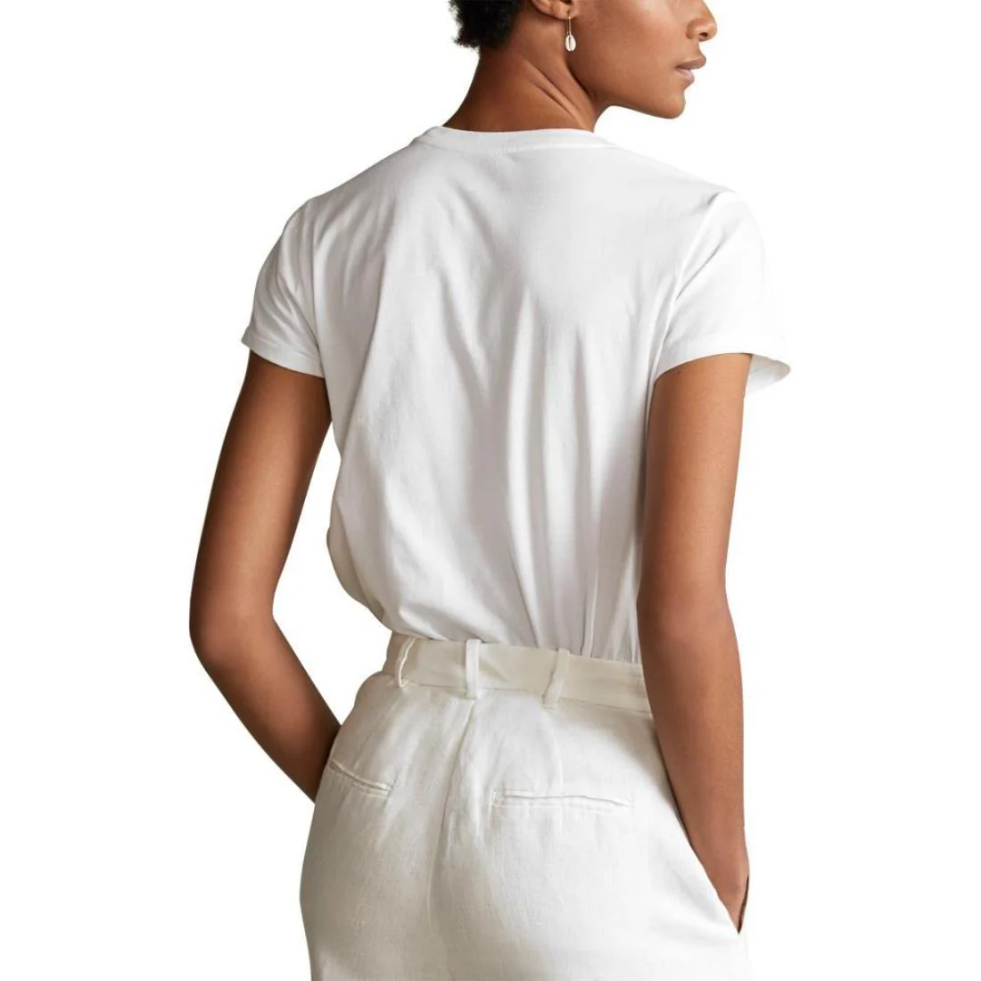 Hvit Shell t-shirt - Image 5