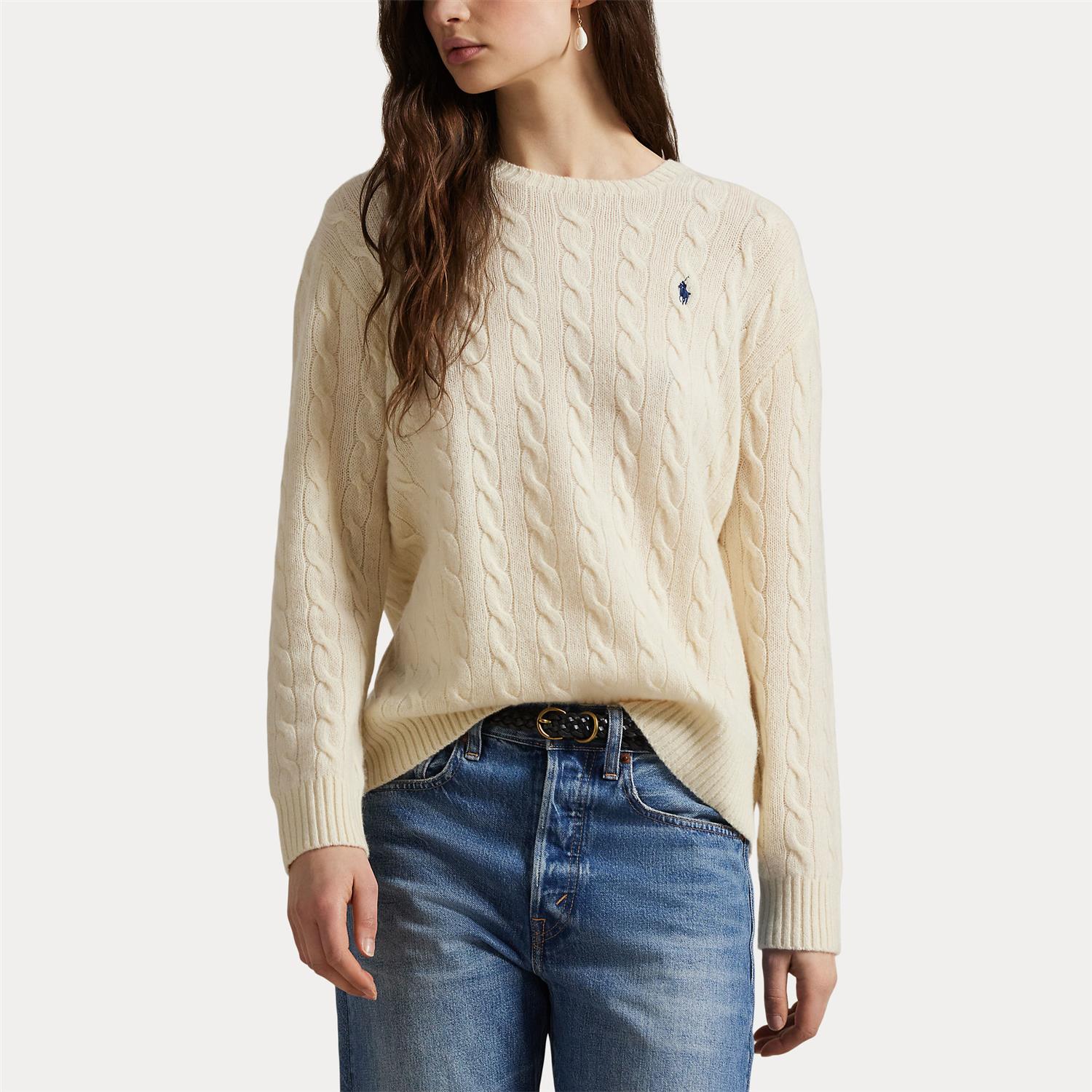 Hvit Sweater Pullover - Image 2