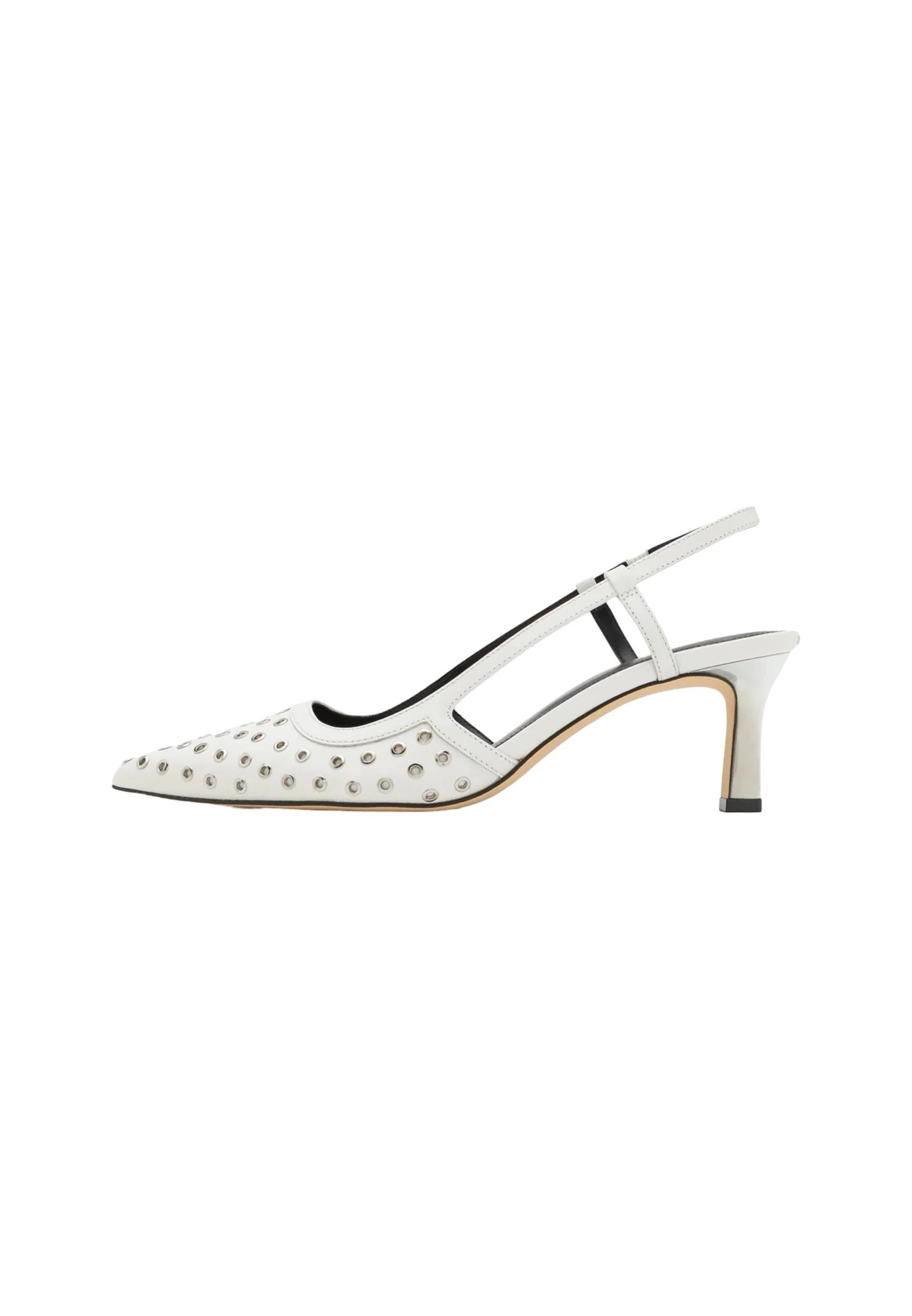 Hvite Alora Mid Sling shoe