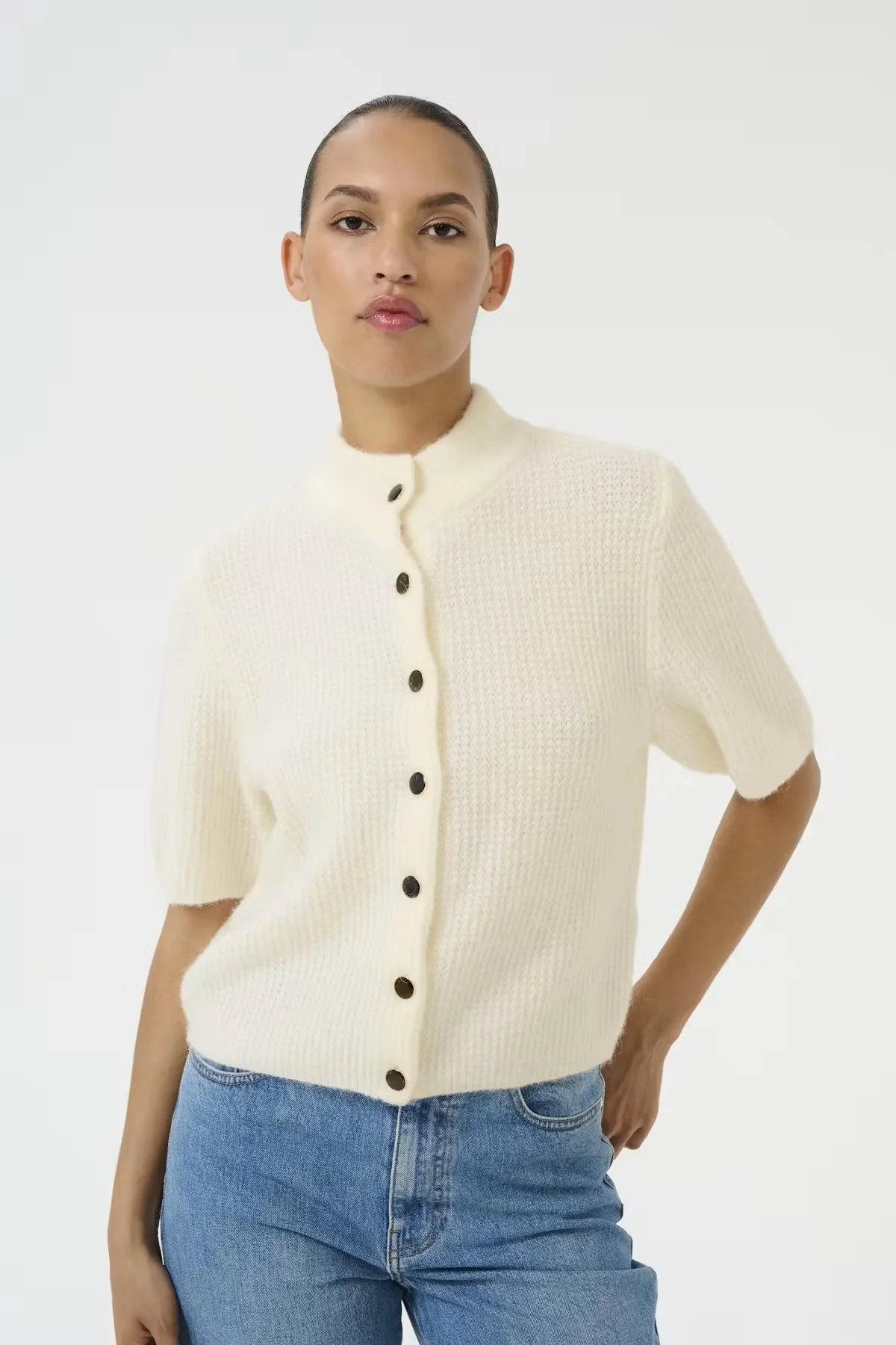 Ivory AlphaZ short cardigan - Image 2