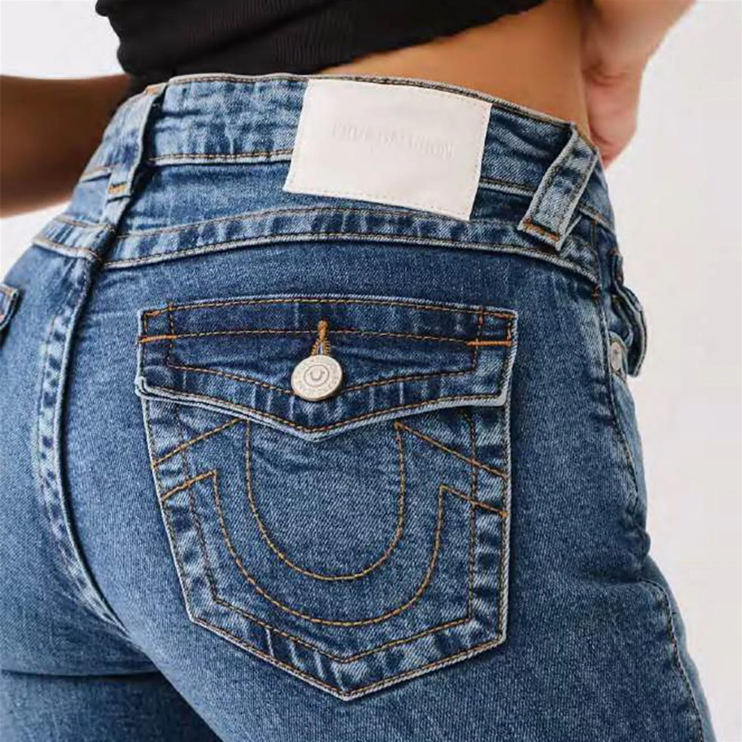 Joey Flare Flap Jeans - Image 3