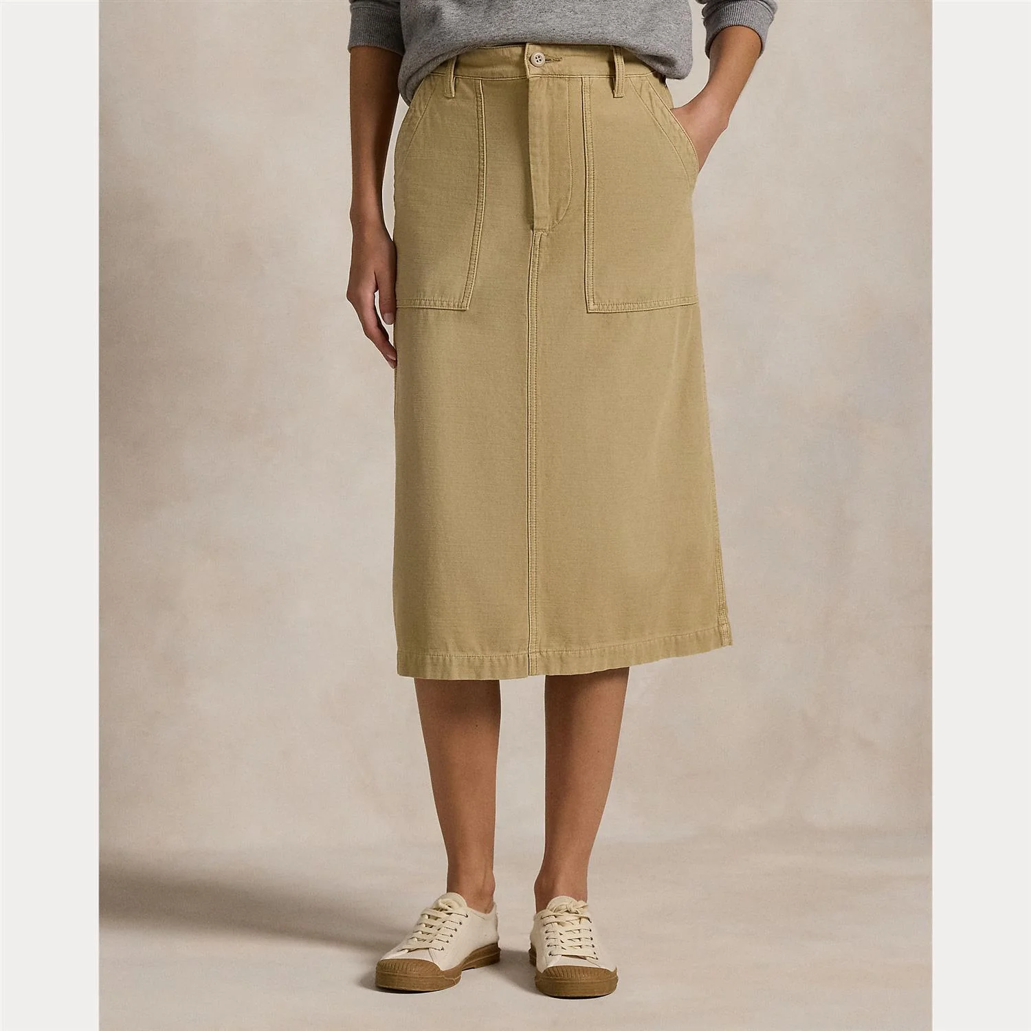 Khaki Ali Skirt - Image 3