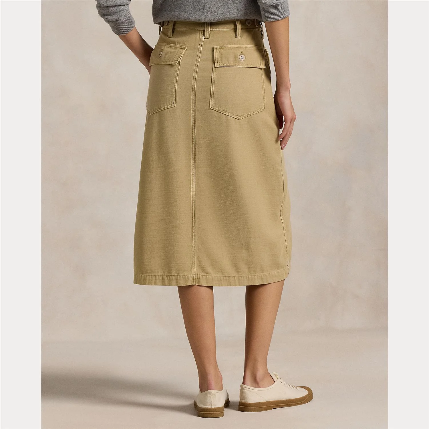 Khaki Ali Skirt - Image 4