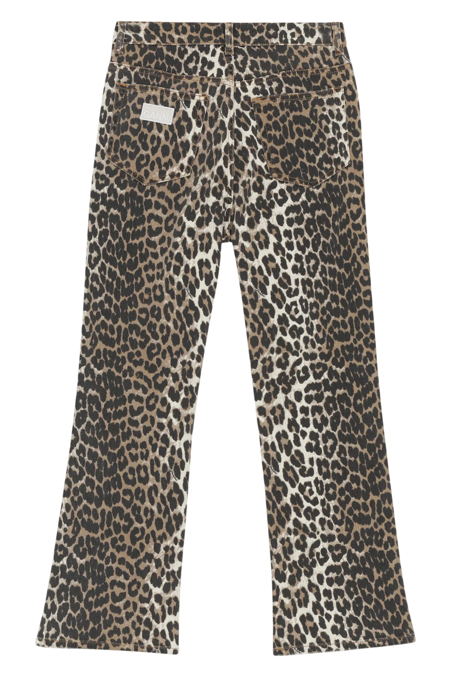 Leomønstret Betzy Cropped jeans - Image 5